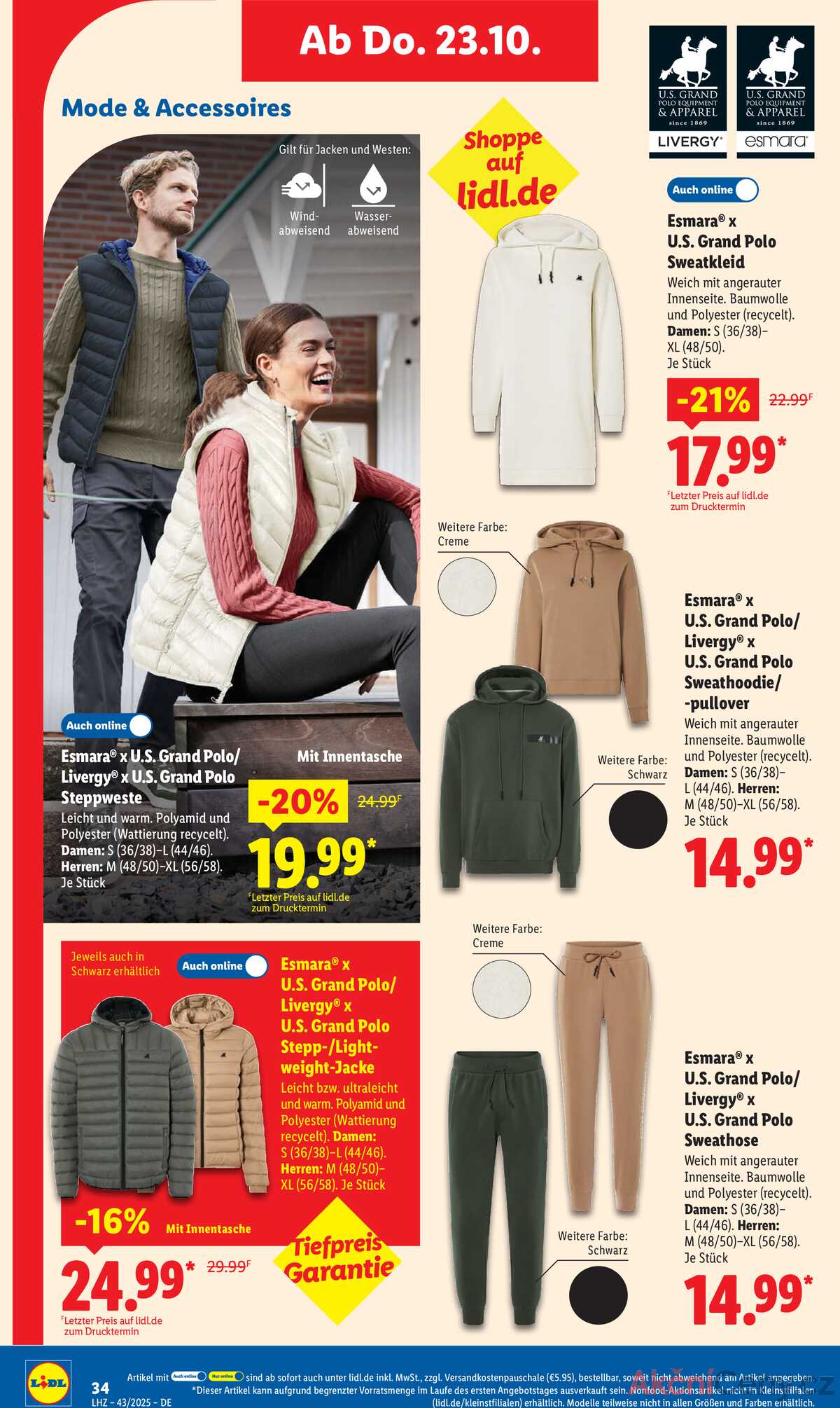 Leták Lidl Německo 20.10.-25.10.2025 strana 50