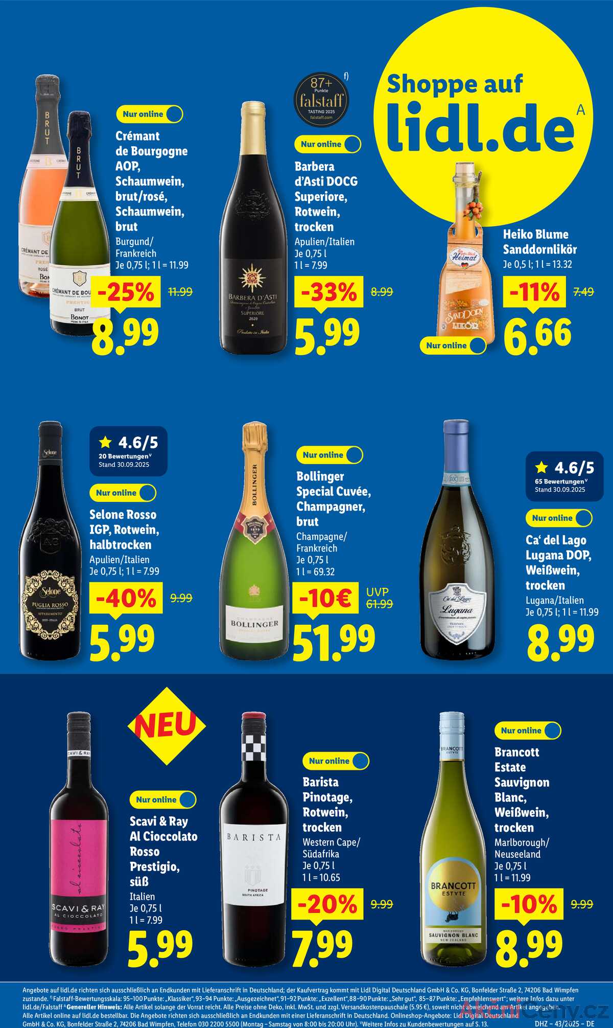 Leták Lidl Německo 20.10.-25.10.2025 strana 61