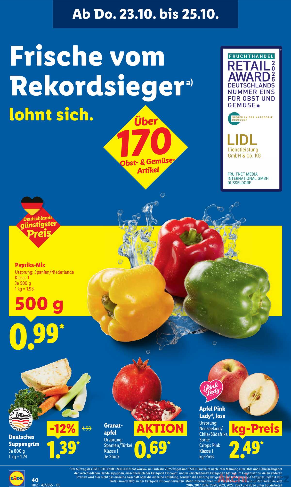 Leták Lidl Německo 20.10.-25.10.2025 strana 62