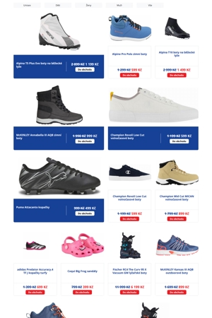 Intersport Boty - 19. 10. 2025