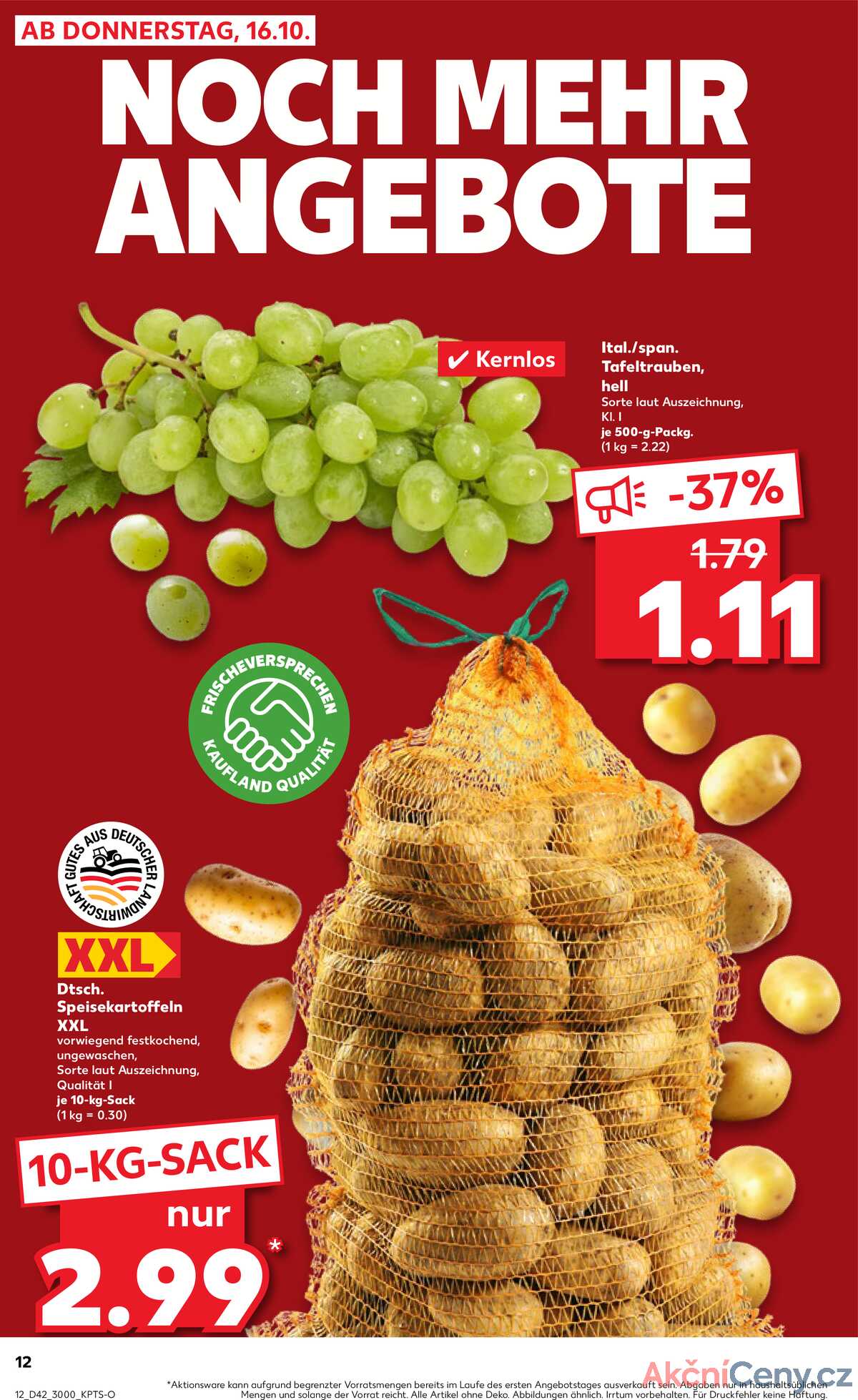Leták Kaufland Německo 19.10.-22.10.2025 strana 12