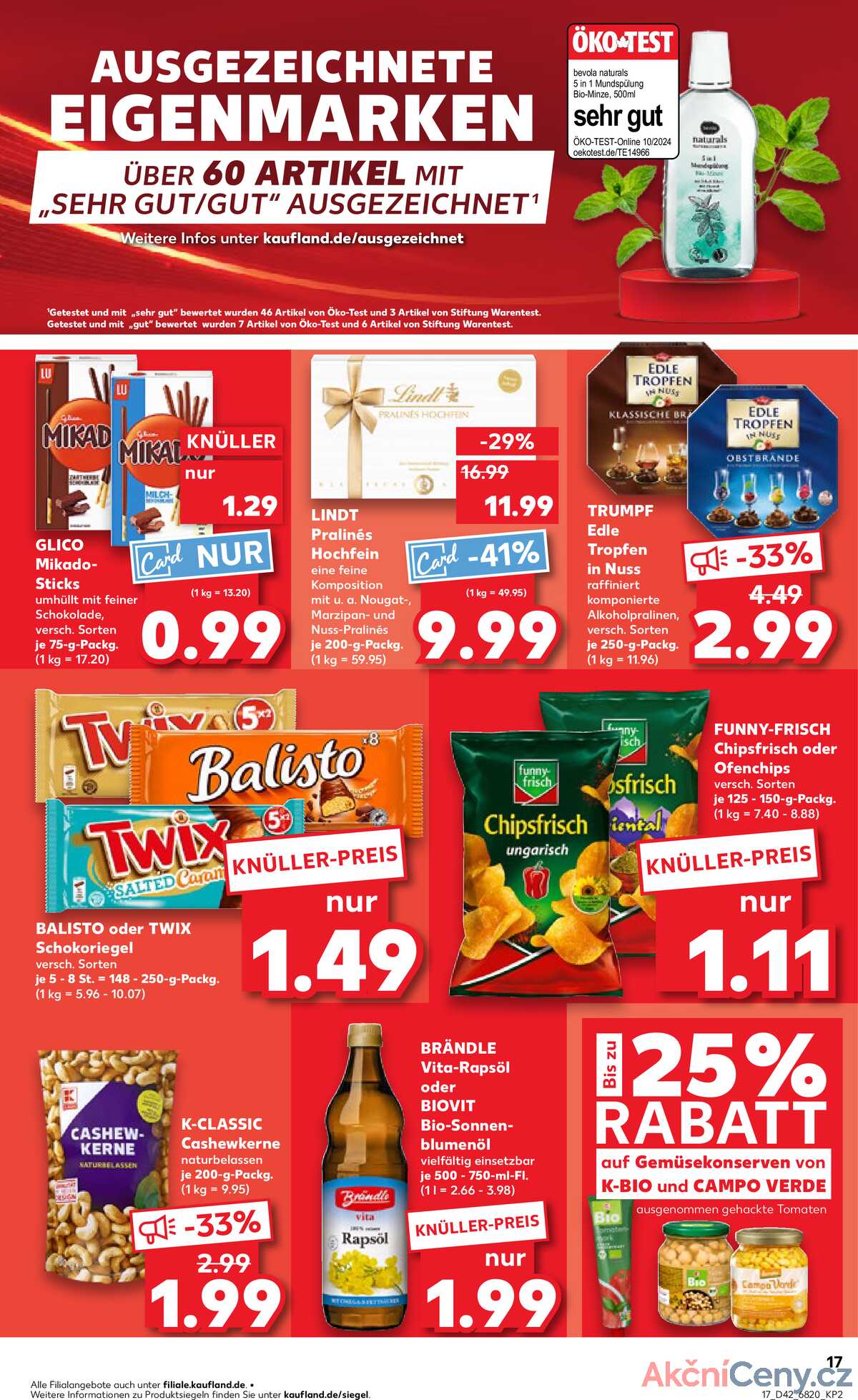 Leták Kaufland Německo 19.10.-22.10.2025 strana 17