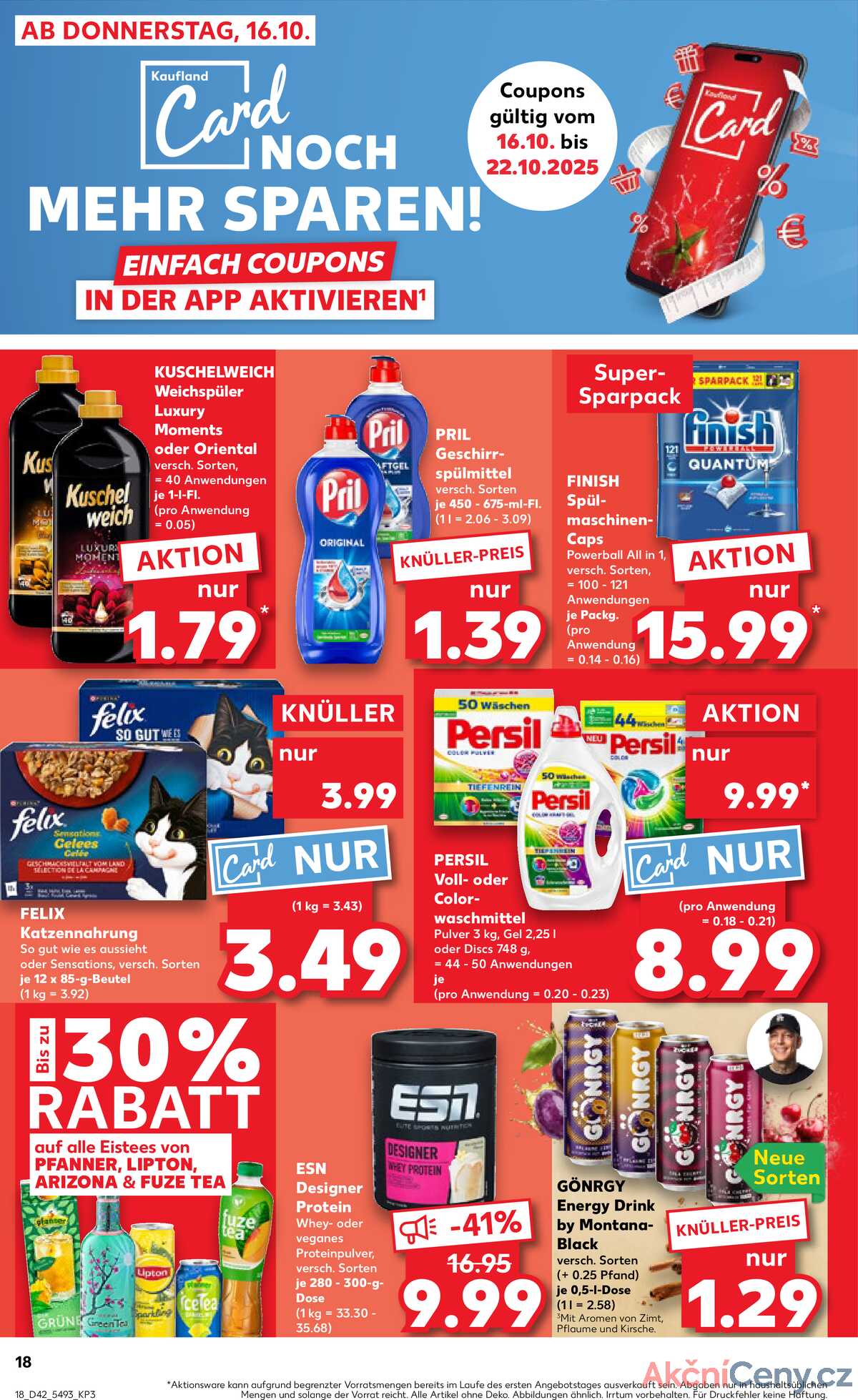 Leták Kaufland Německo 19.10.-22.10.2025 strana 18