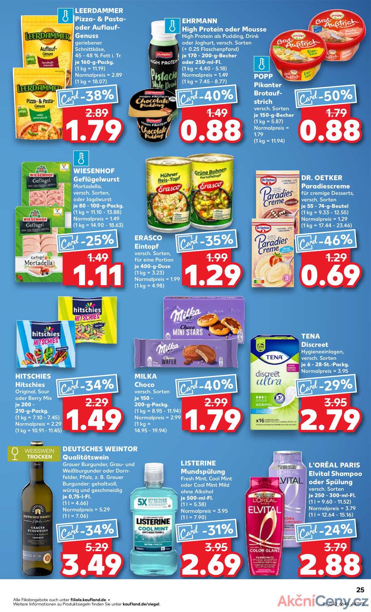 Leták Kaufland Německo 19.10.-22.10.2025 strana 25