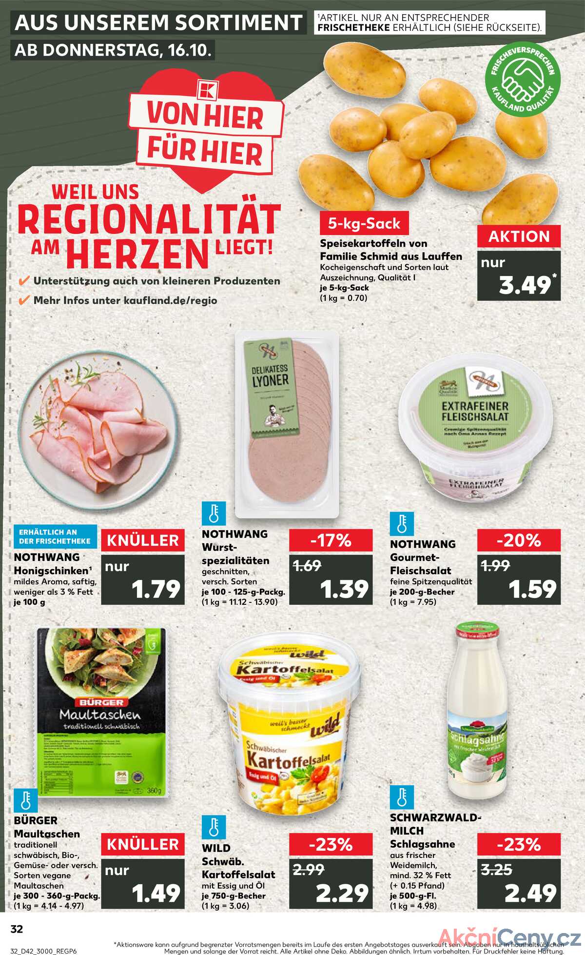 Leták Kaufland Německo 19.10.-22.10.2025 strana 32
