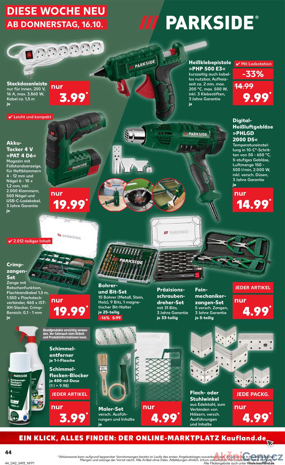 Leták Kaufland Německo 19.10.-22.10.2025 strana 44