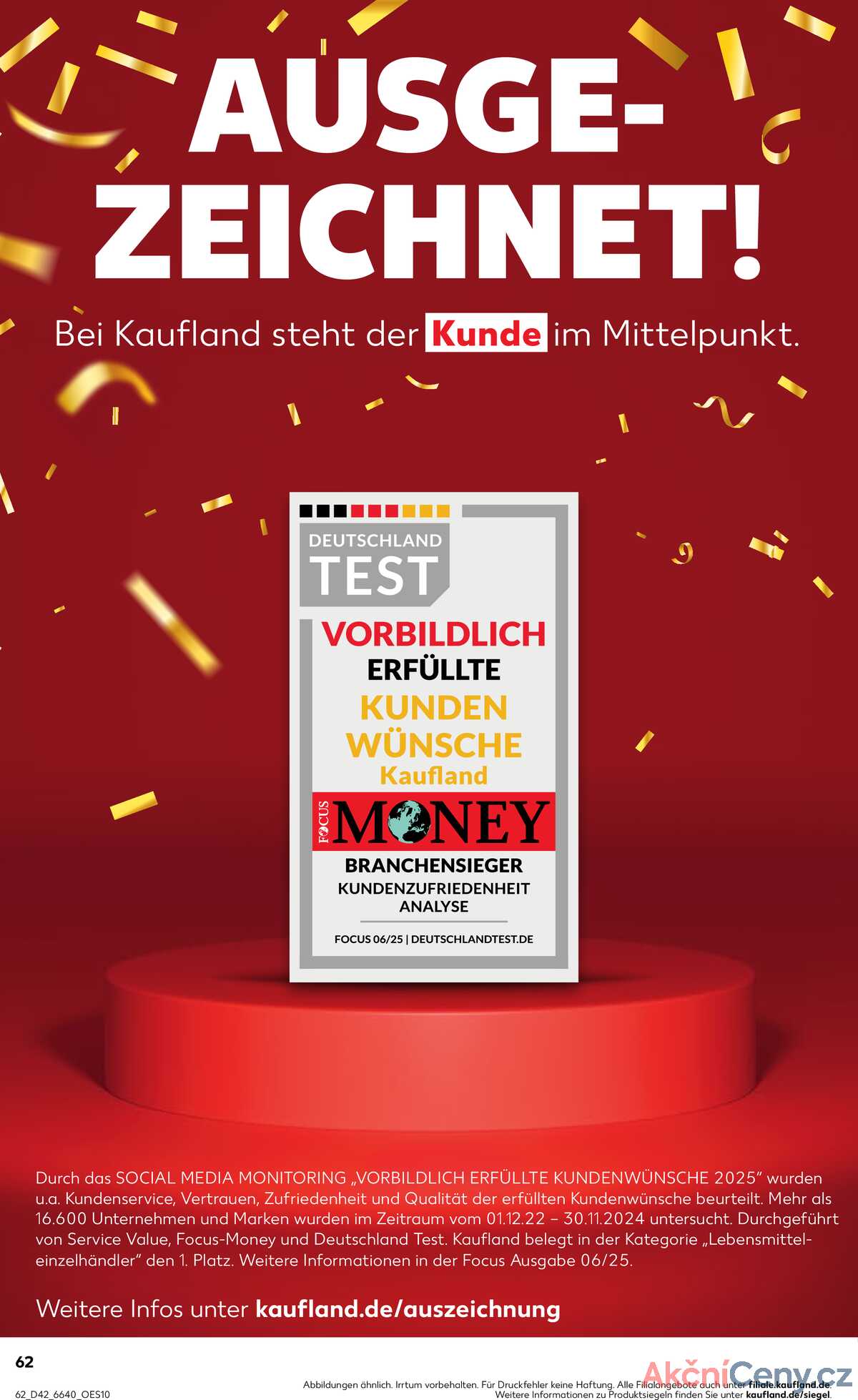 Leták Kaufland Německo 19.10.-22.10.2025 strana 62