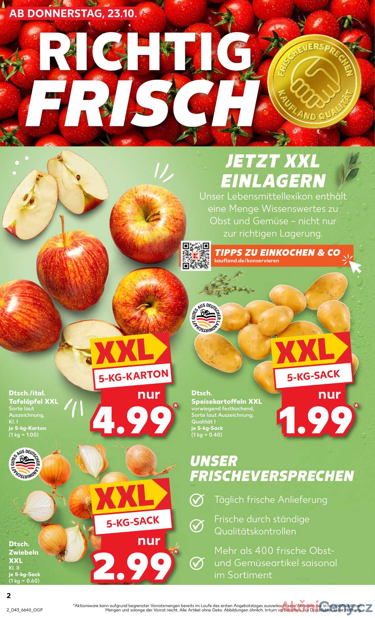 Leták Kaufland Německo 23.10.-29.10.2025 strana 2