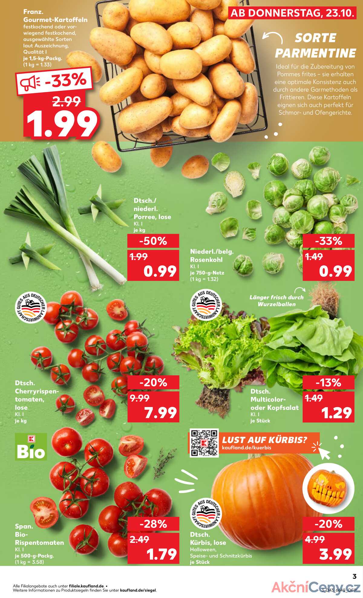 Leták Kaufland Německo 23.10.-29.10.2025 strana 3