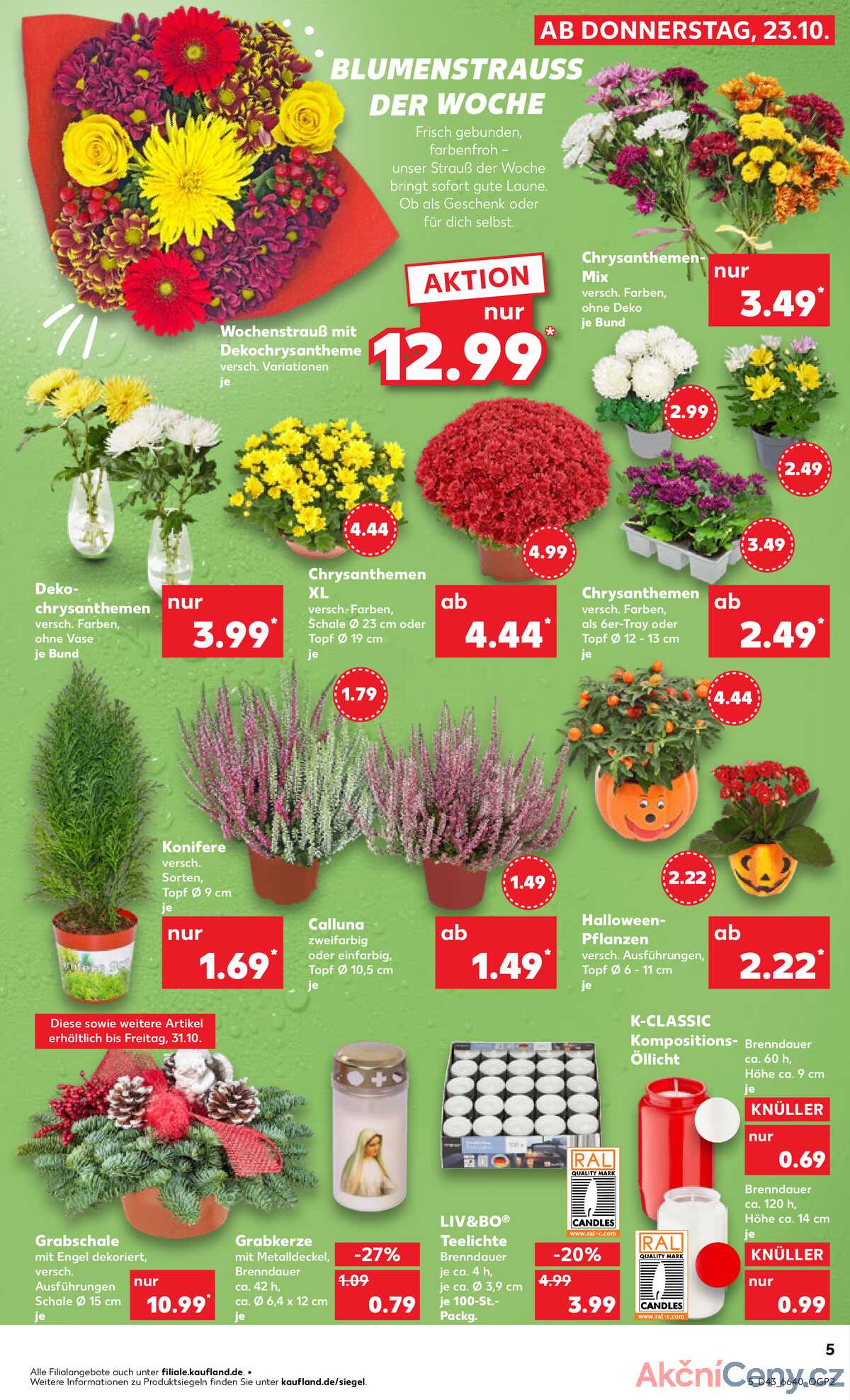 Leták Kaufland Německo 23.10.-29.10.2025 strana 5