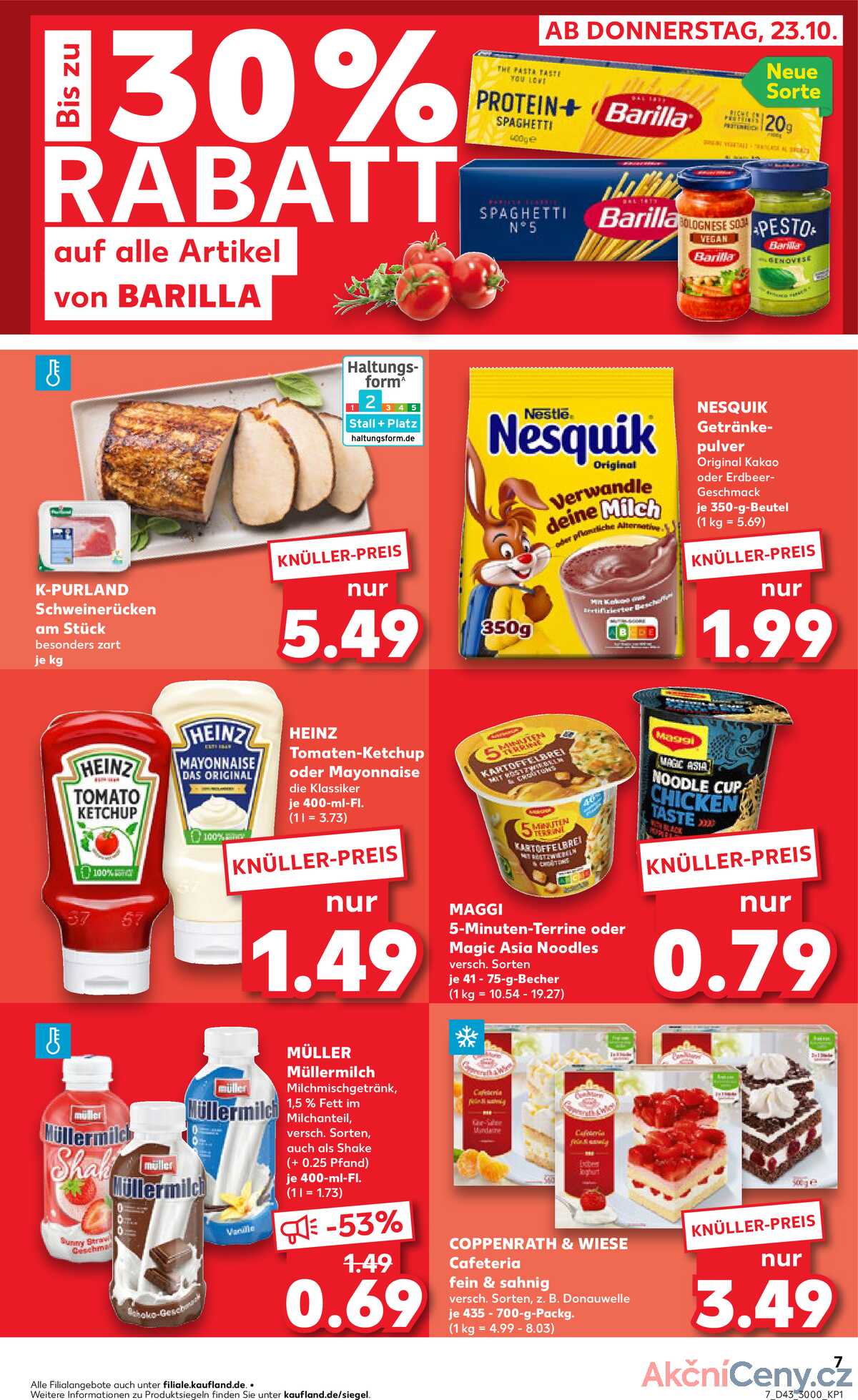 Leták Kaufland Německo 23.10.-29.10.2025 strana 7