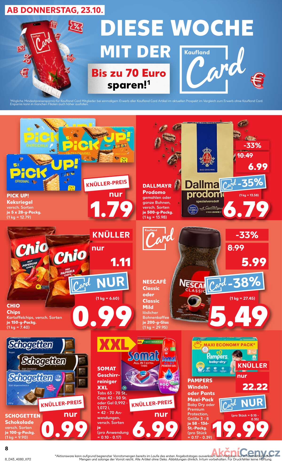 Leták Kaufland Německo 23.10.-29.10.2025 strana 8