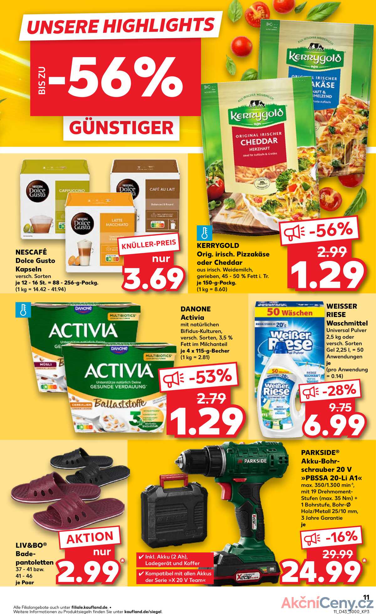 Leták Kaufland Německo 23.10.-29.10.2025 strana 11