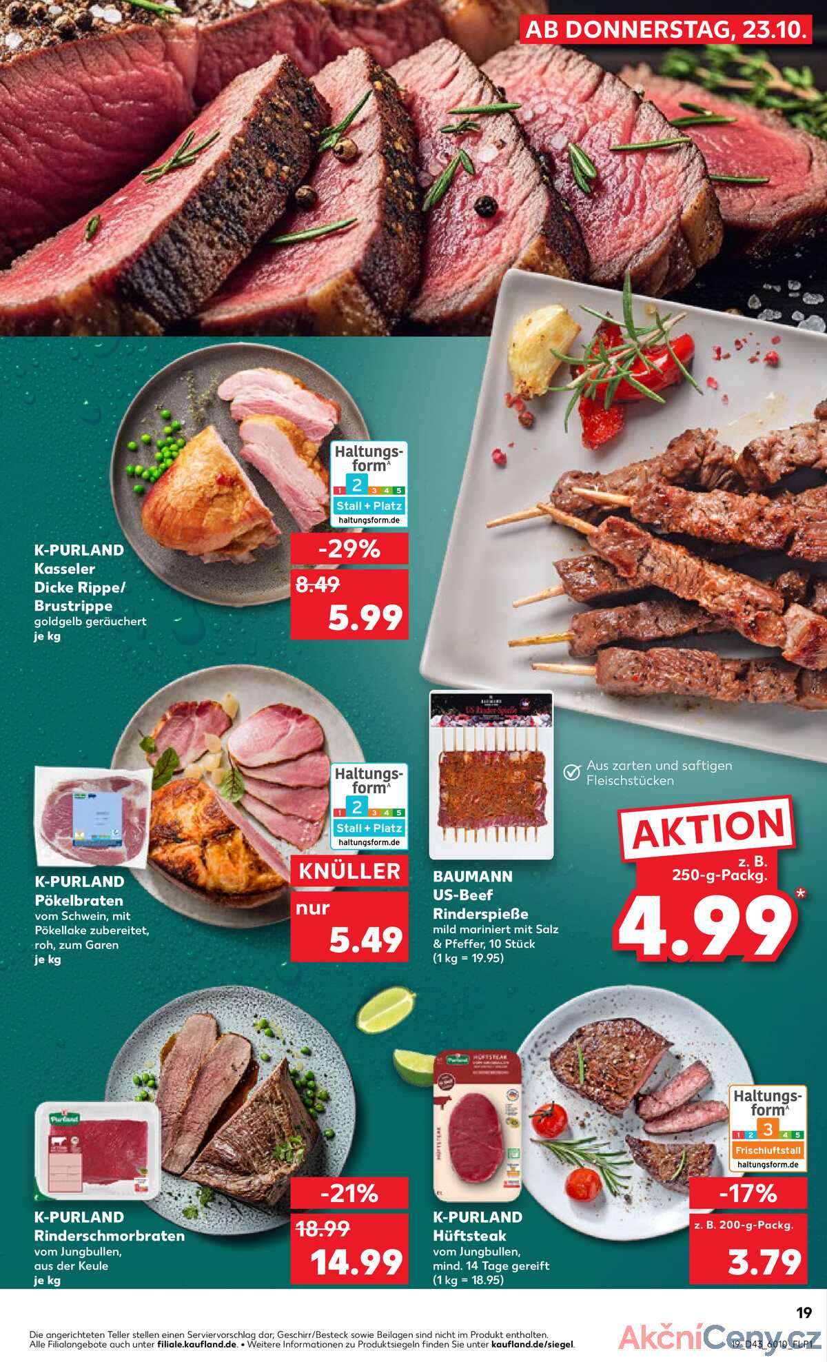 Leták Kaufland Německo 23.10.-29.10.2025 strana 19