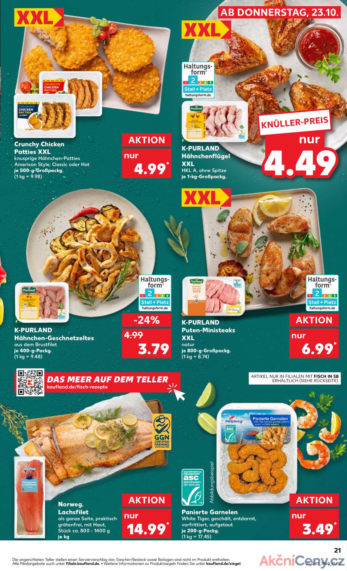 Leták Kaufland Německo 23.10.-29.10.2025 strana 21