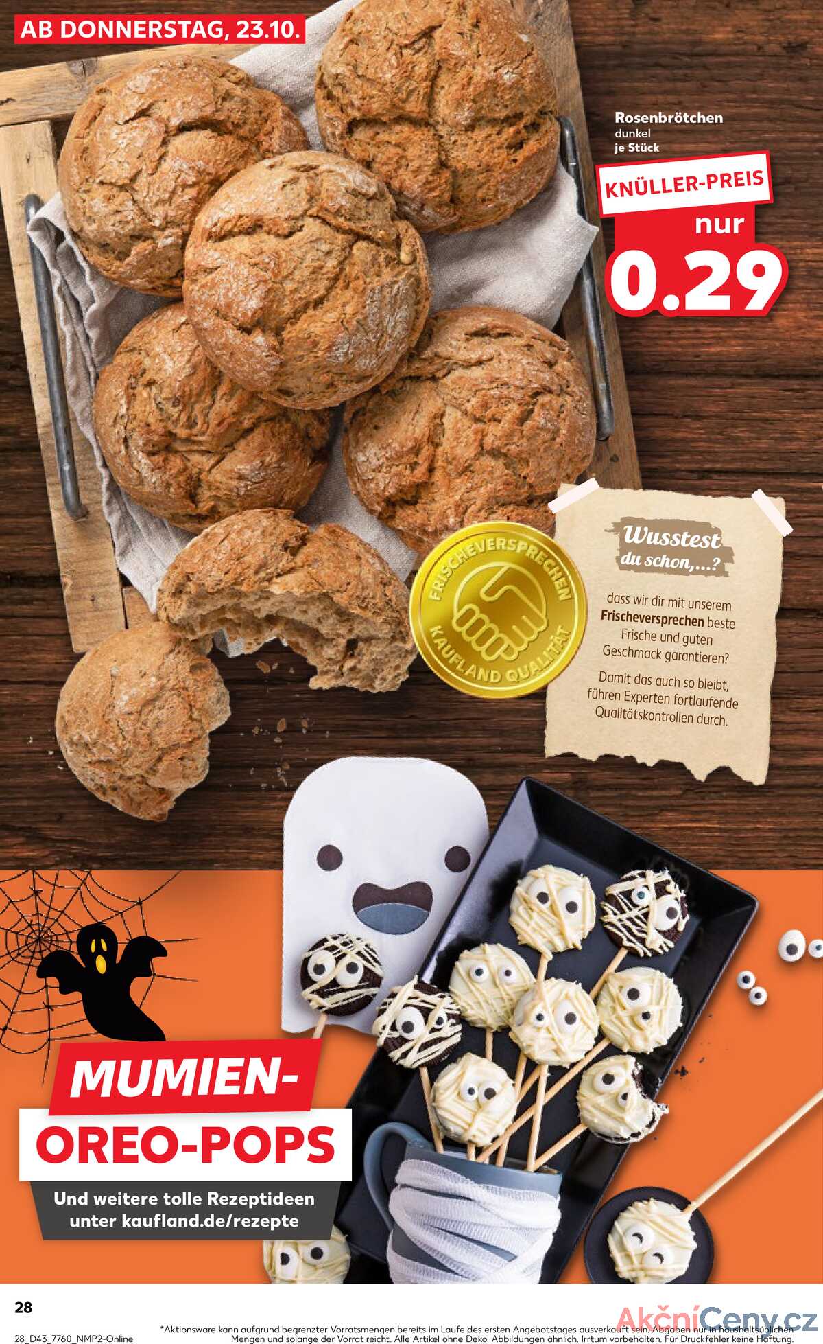 Leták Kaufland Německo 23.10.-29.10.2025 strana 28