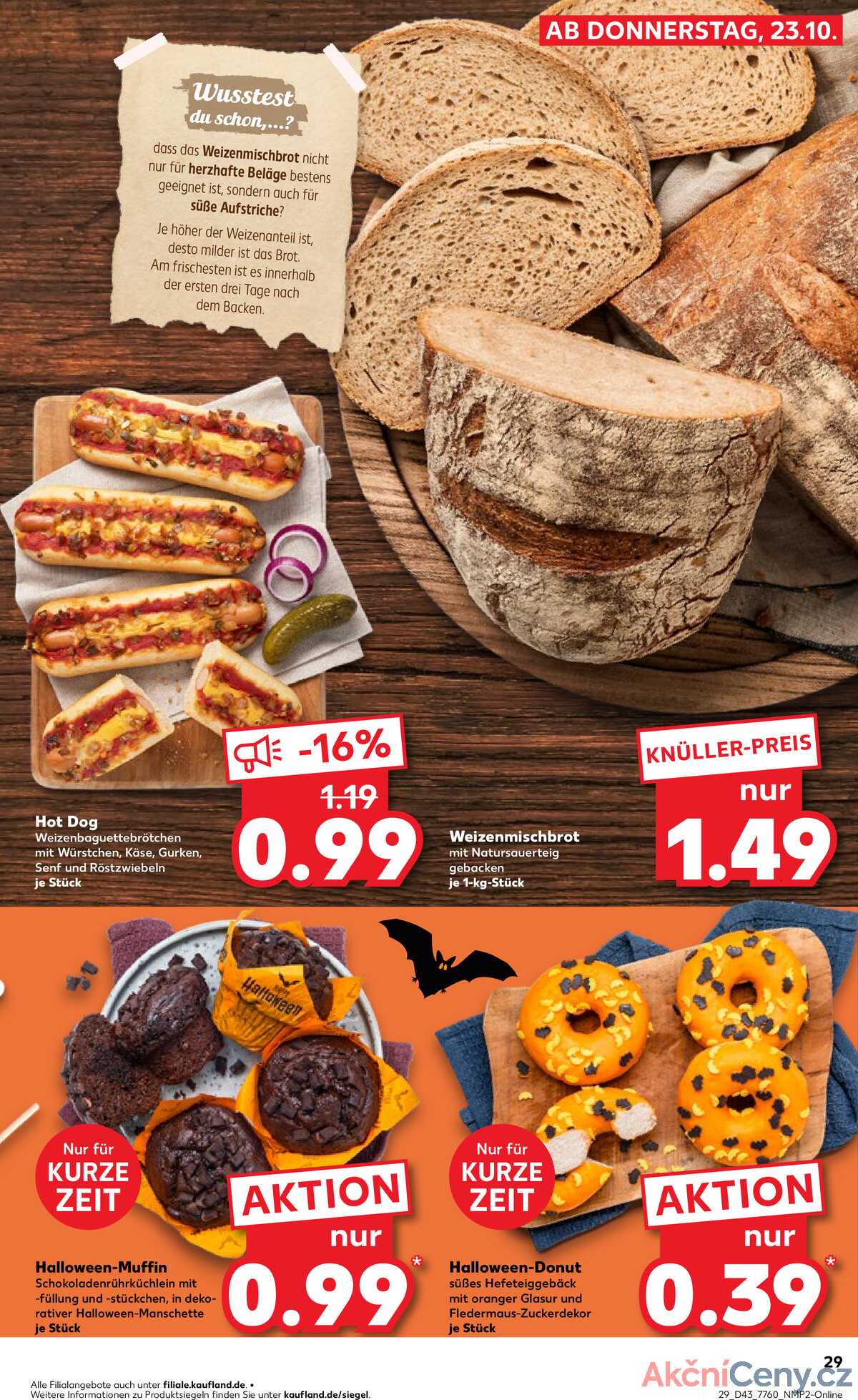 Leták Kaufland Německo 23.10.-29.10.2025 strana 29