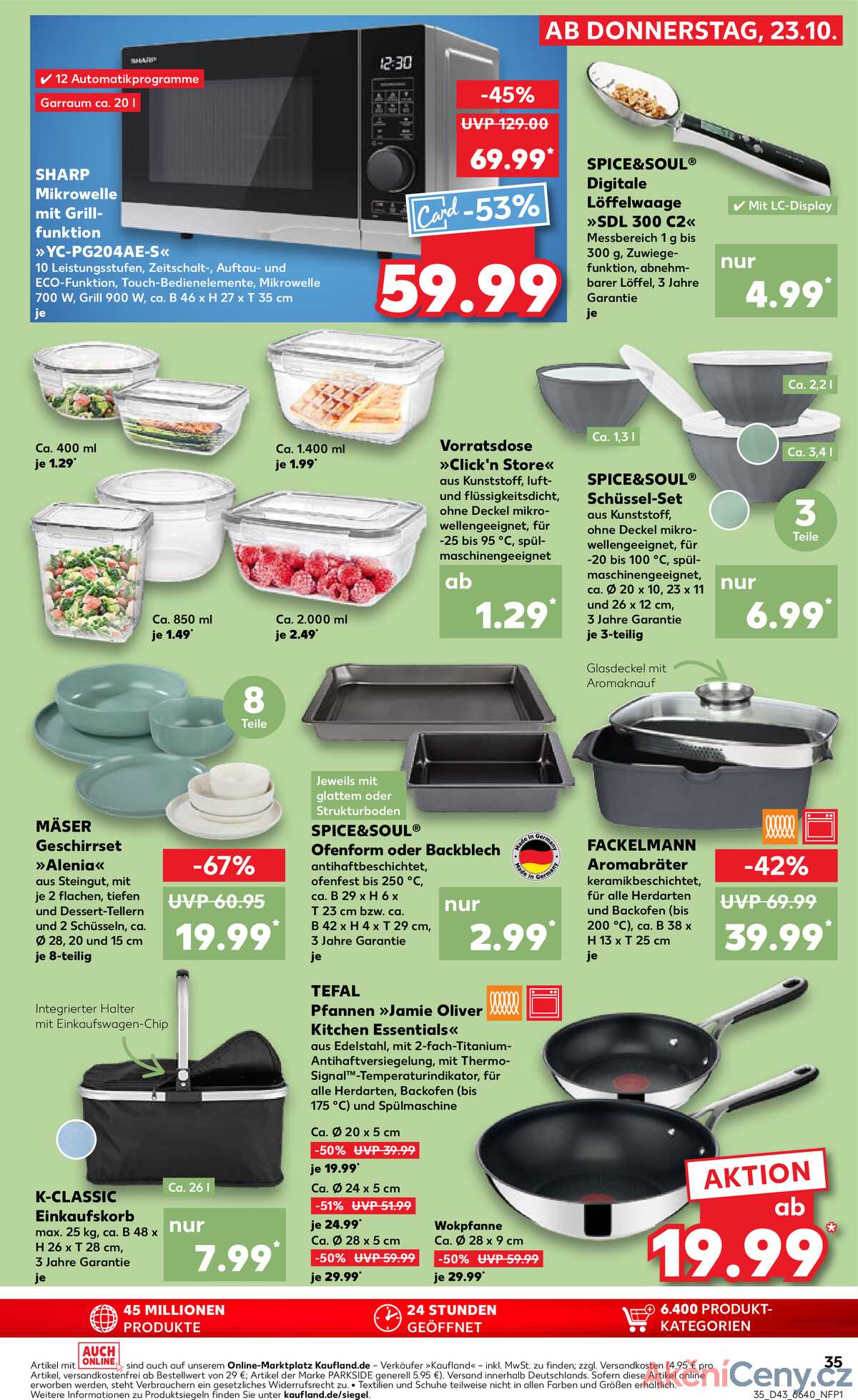 Leták Kaufland Německo 23.10.-29.10.2025 strana 35