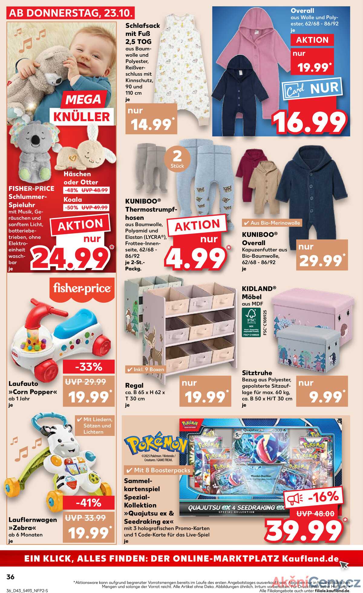 Leták Kaufland Německo 23.10.-29.10.2025 strana 36