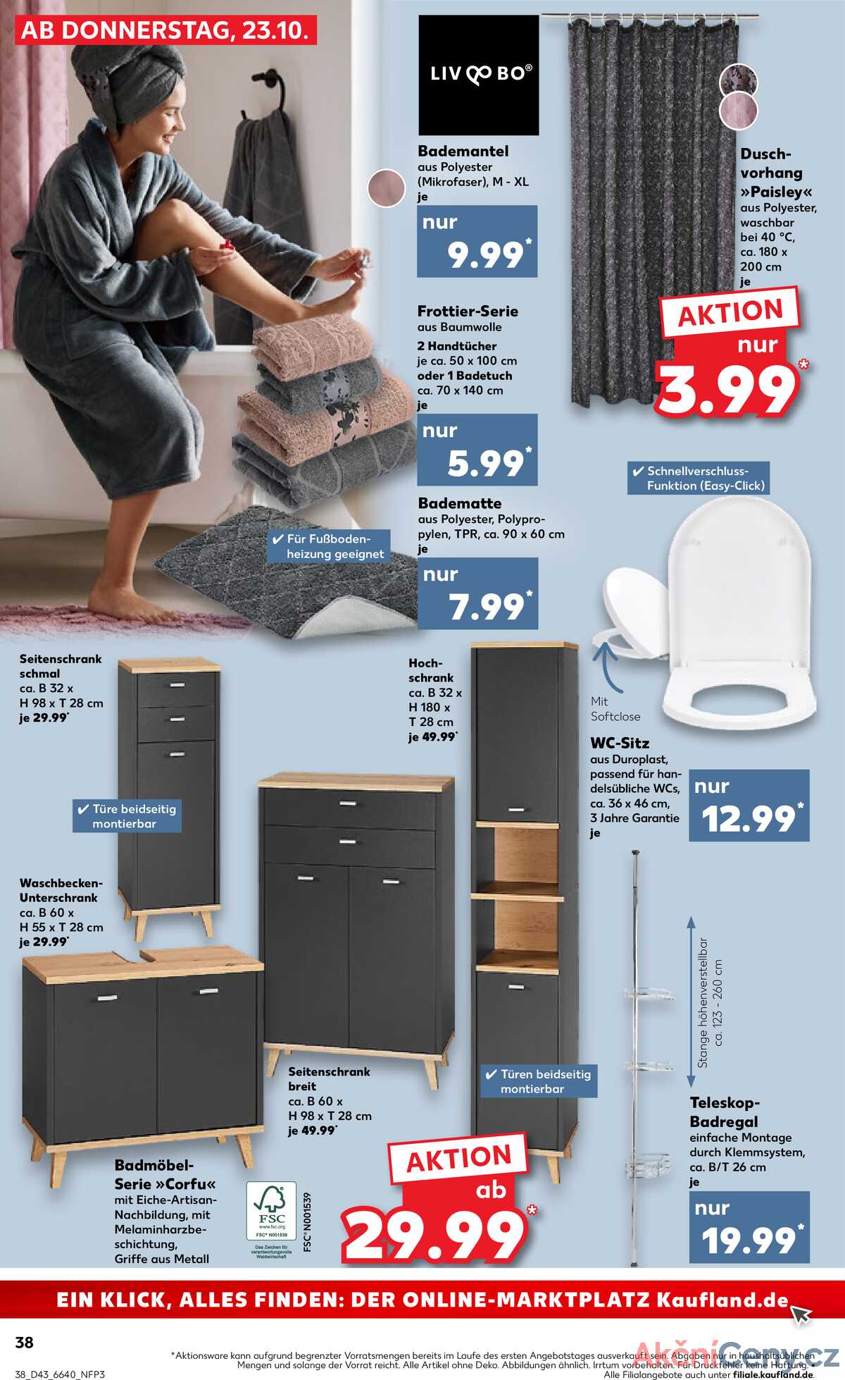 Leták Kaufland Německo 23.10.-29.10.2025 strana 38