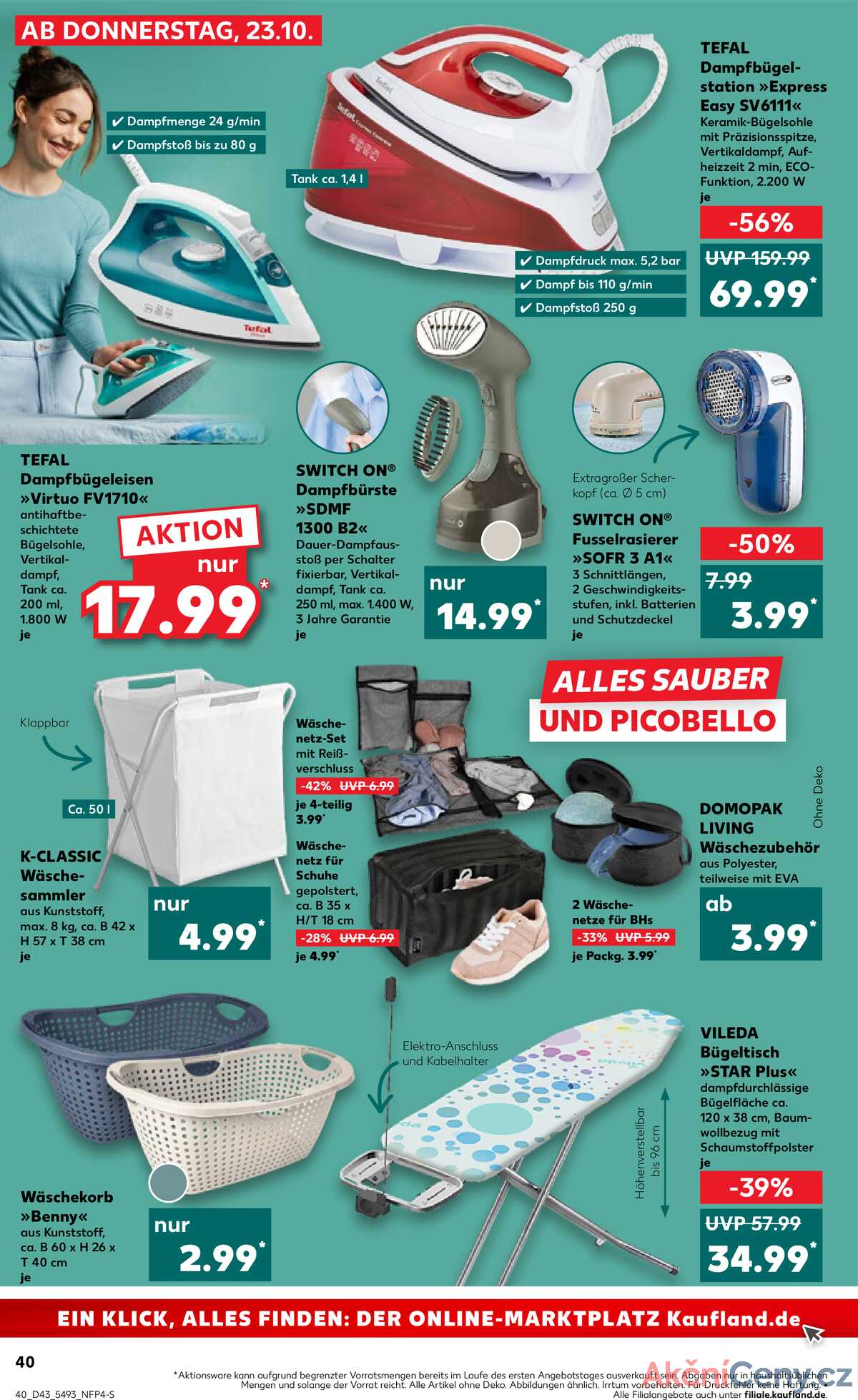 Leták Kaufland Německo 23.10.-29.10.2025 strana 40