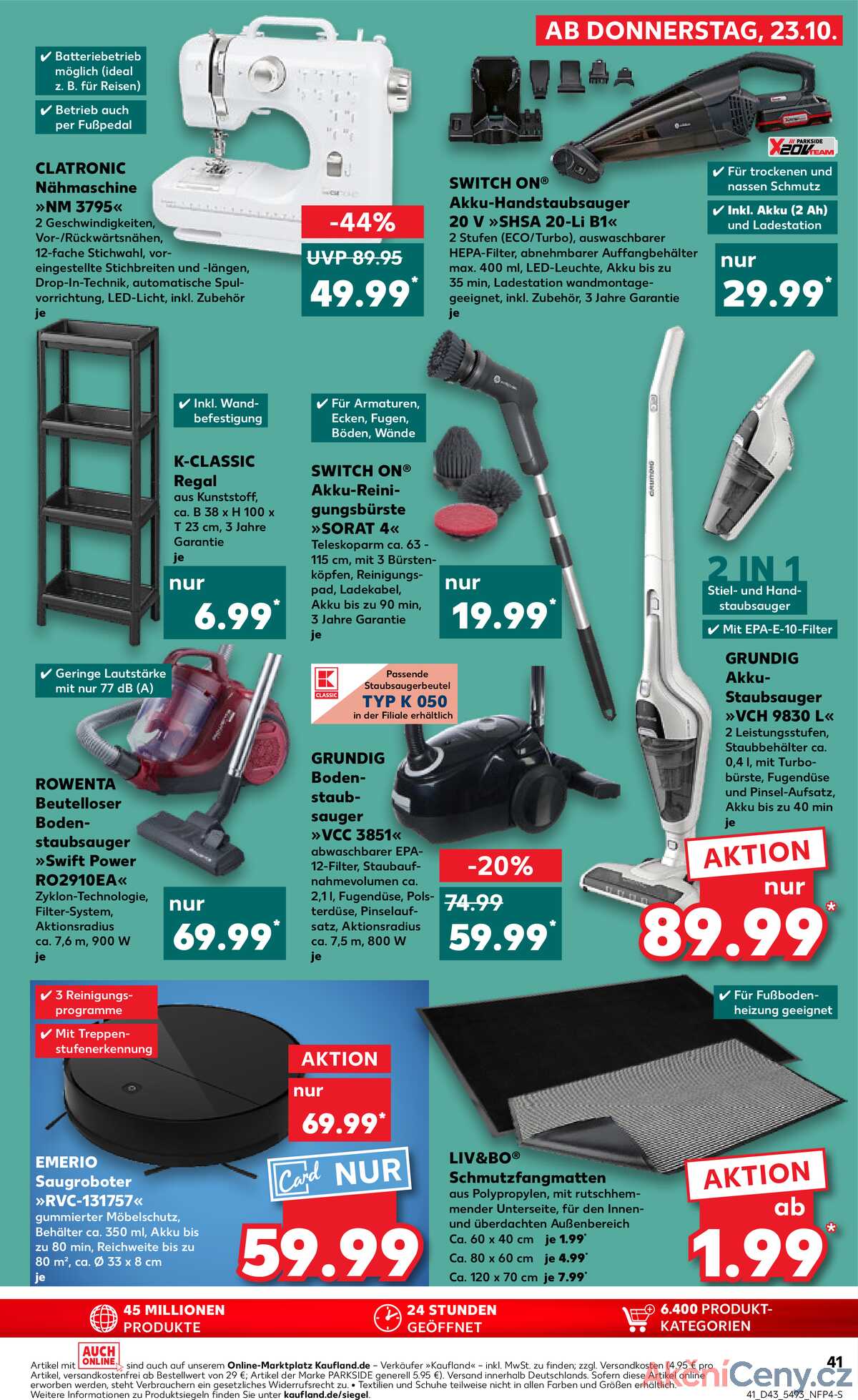 Leták Kaufland Německo 23.10.-29.10.2025 strana 41