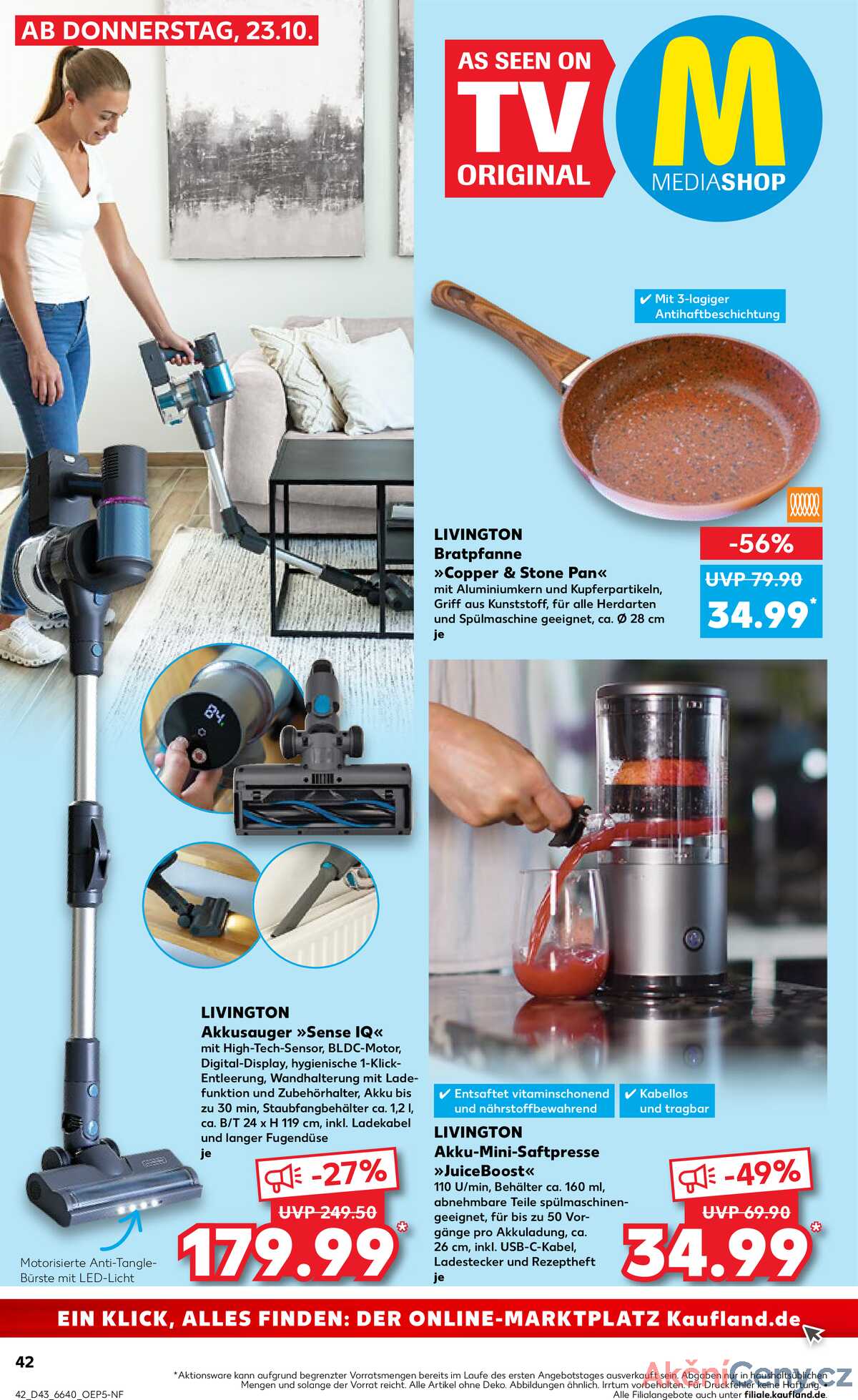Leták Kaufland Německo 23.10.-29.10.2025 strana 42