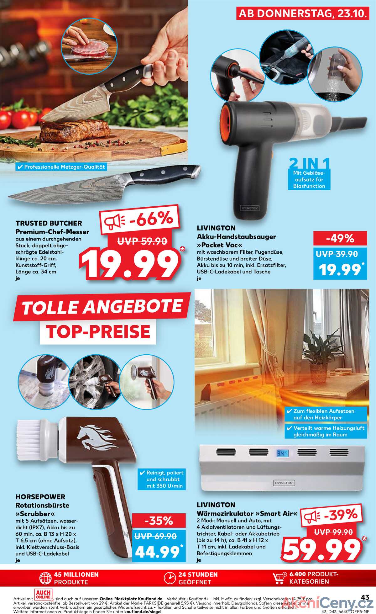 Leták Kaufland Německo 23.10.-29.10.2025 strana 43