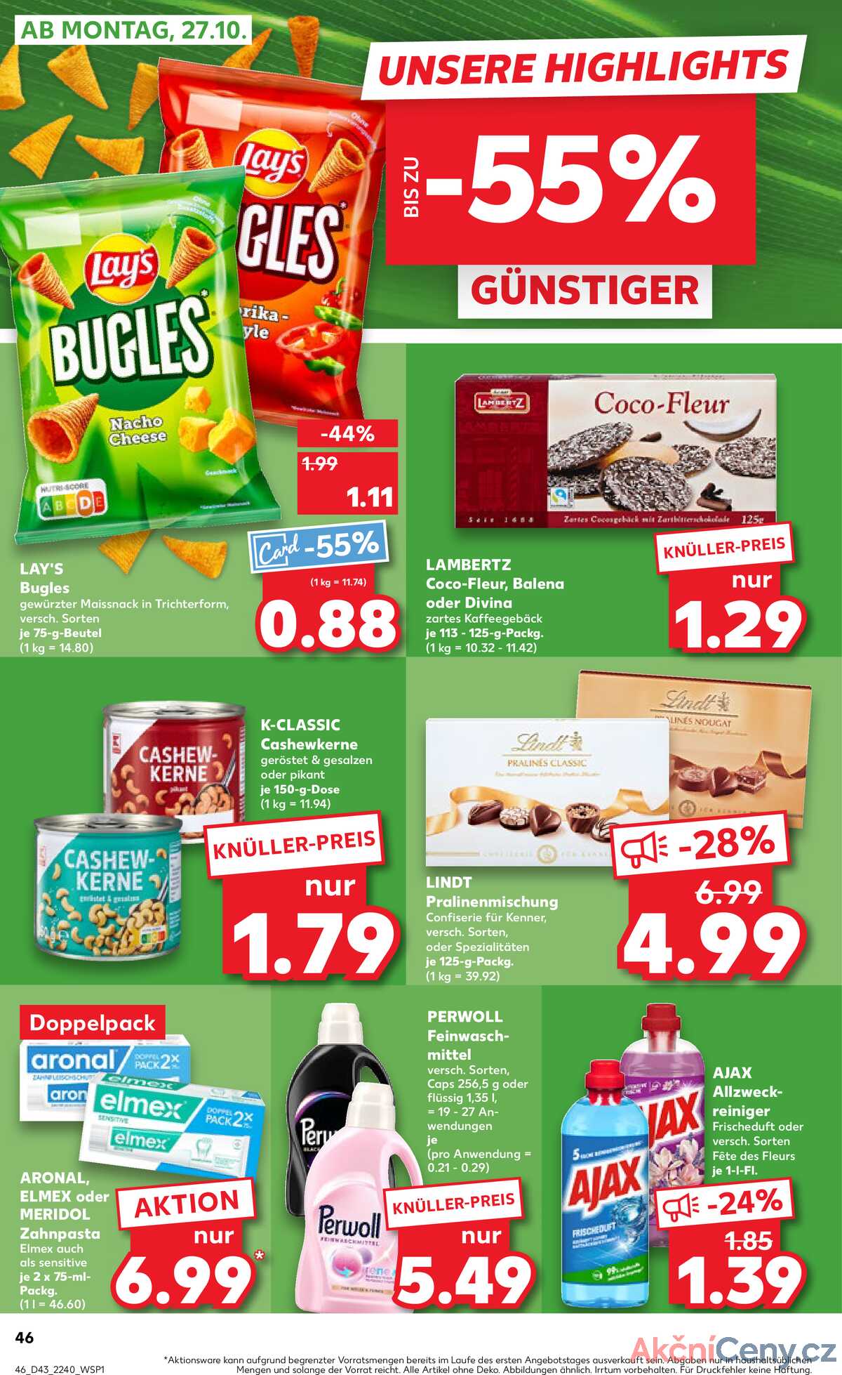 Leták Kaufland Německo 23.10.-29.10.2025 strana 46