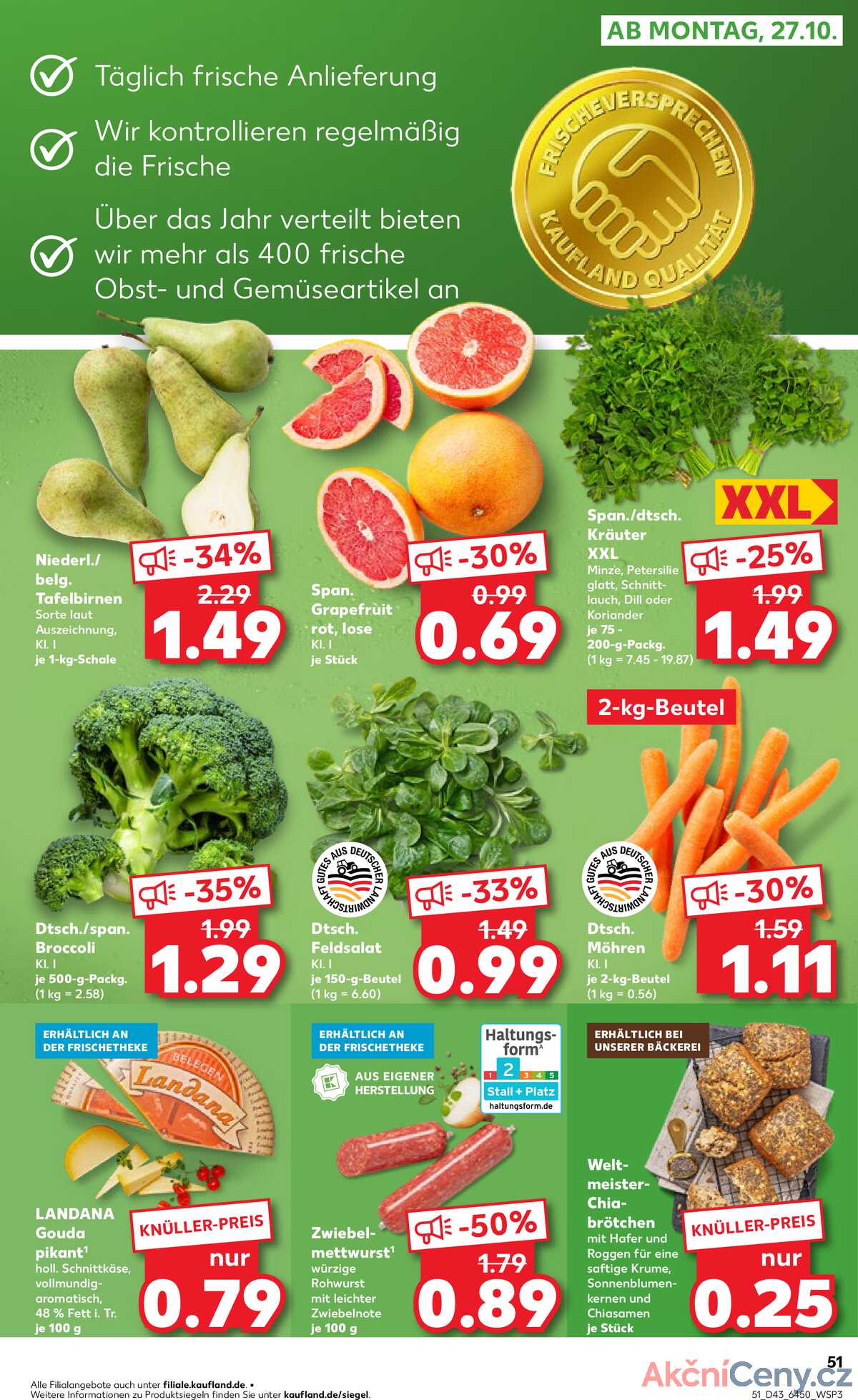 Leták Kaufland Německo 23.10.-29.10.2025 strana 51
