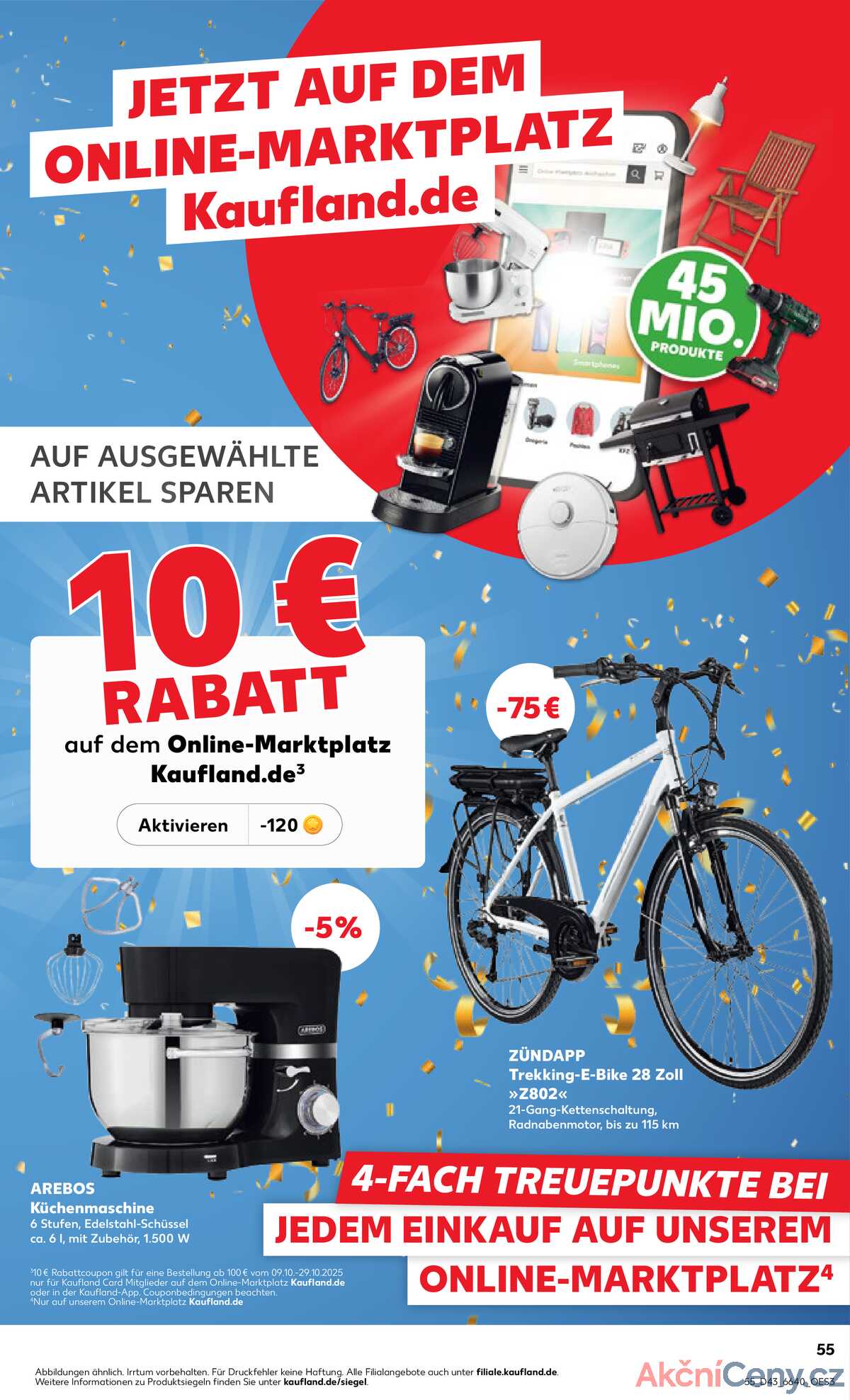Leták Kaufland Německo 23.10.-29.10.2025 strana 55