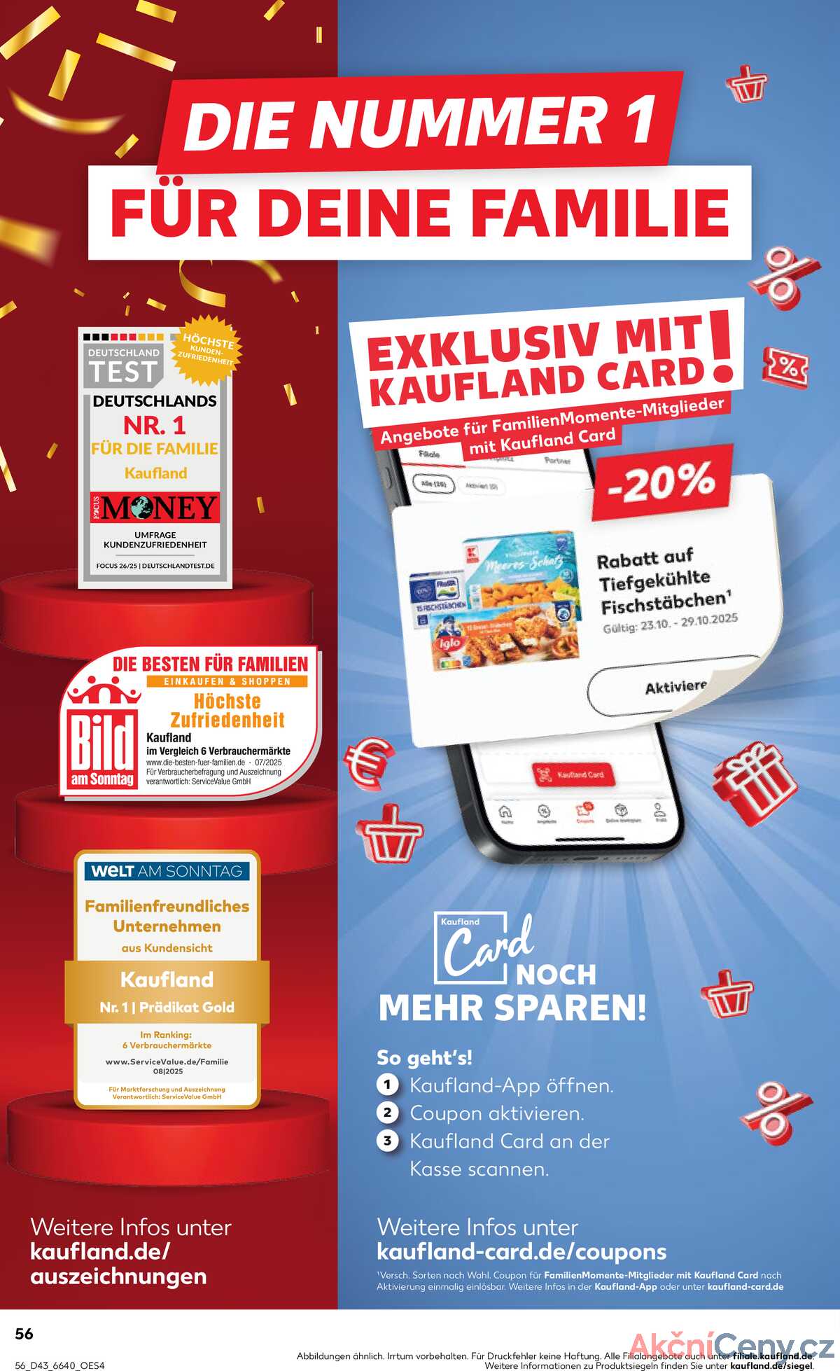Leták Kaufland Německo 23.10.-29.10.2025 strana 56