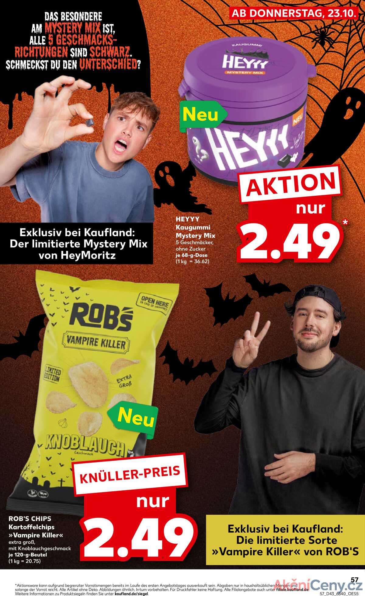 Leták Kaufland Německo 23.10.-29.10.2025 strana 57