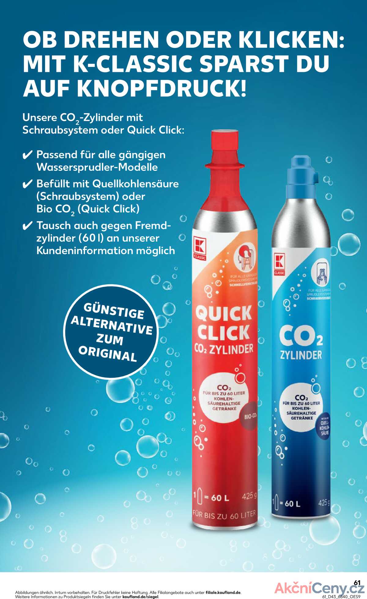 Leták Kaufland Německo 23.10.-29.10.2025 strana 61