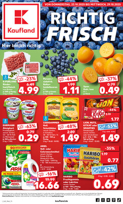 Leták Kaufland Německo 23.10.-29.10.2025