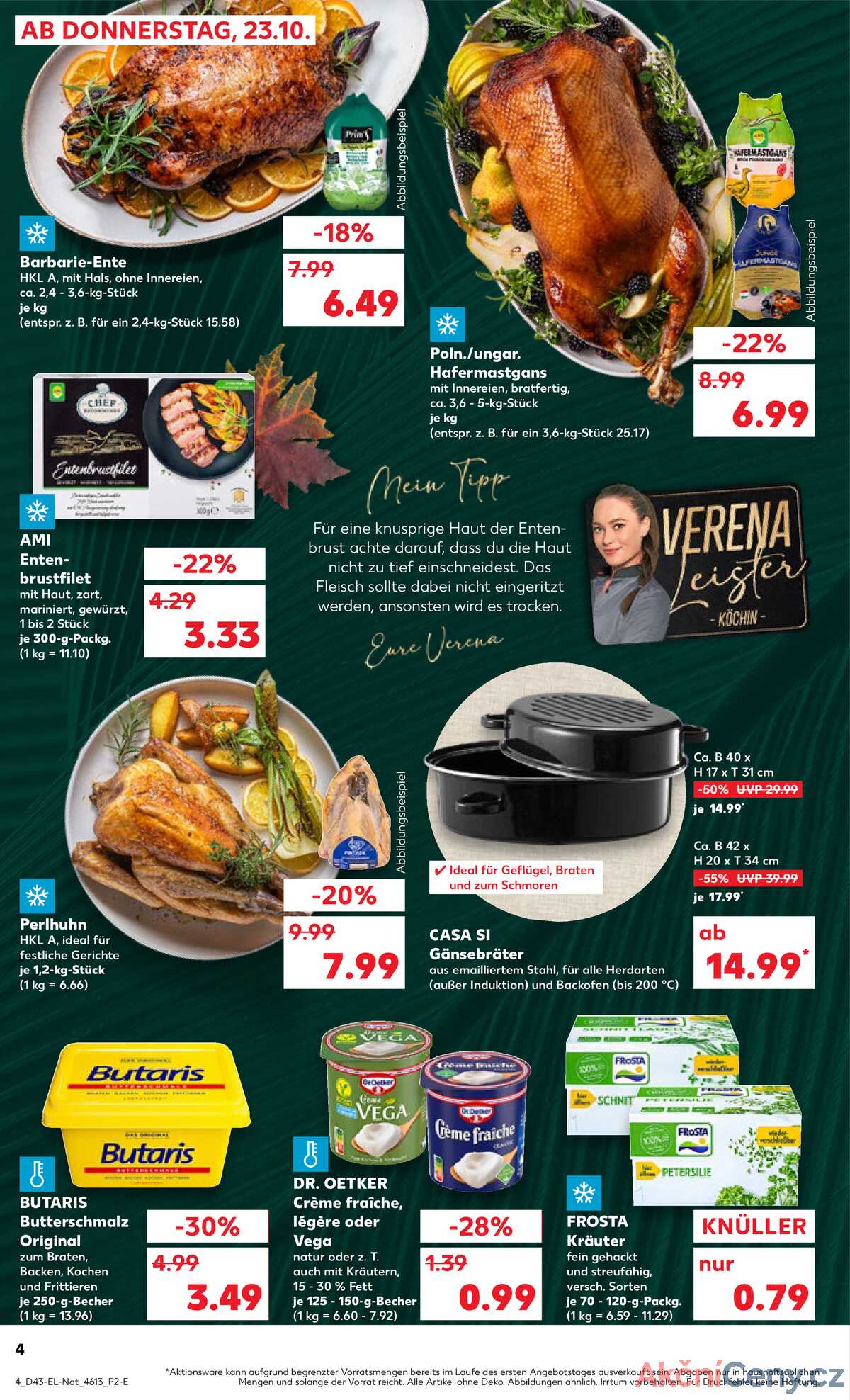 Leták Kaufland Německo 23.10.-29.10.2025 strana 4
