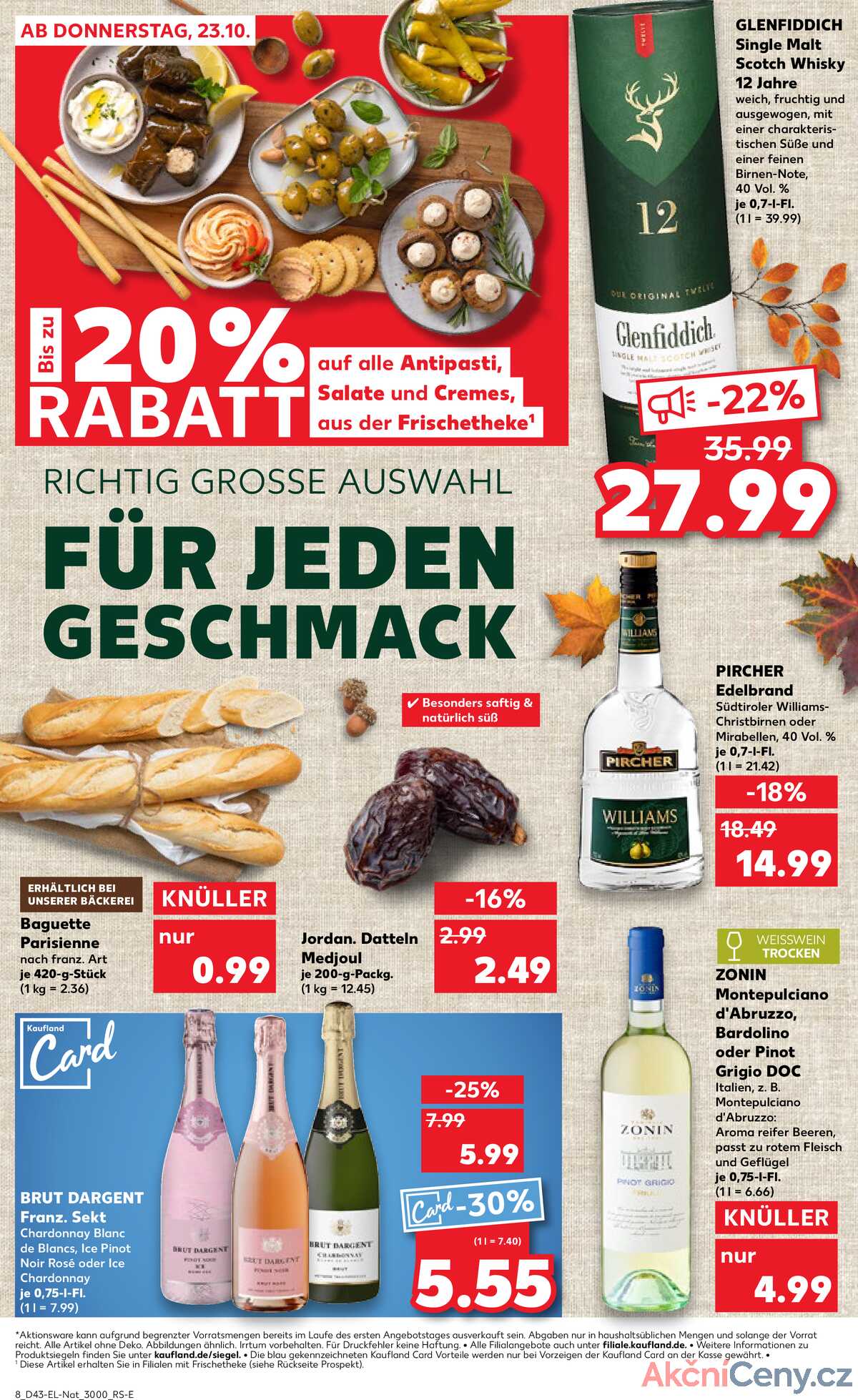 Leták Kaufland Německo 23.10.-29.10.2025 strana 8