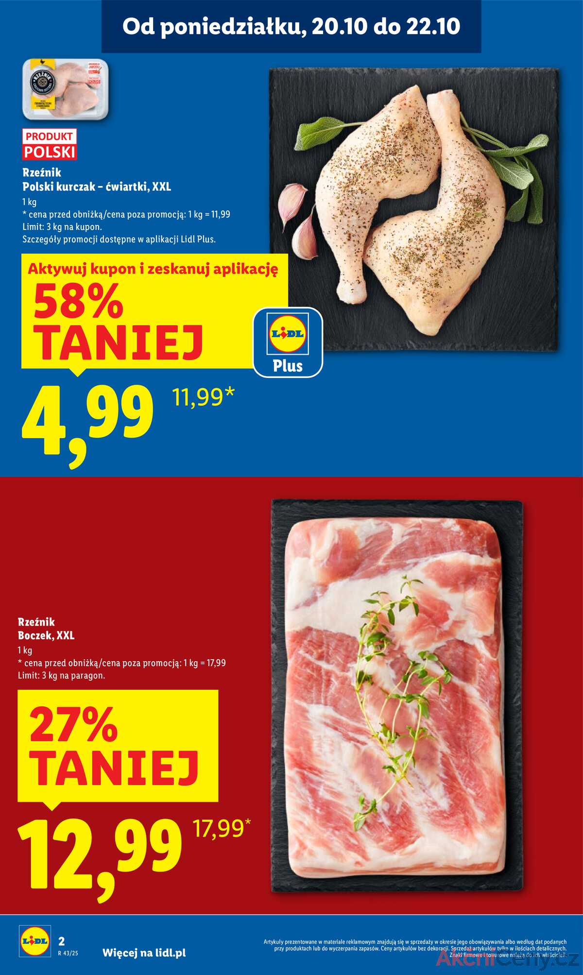 Leták Lidl Polsko 20.10.-22.10.2025 strana 2