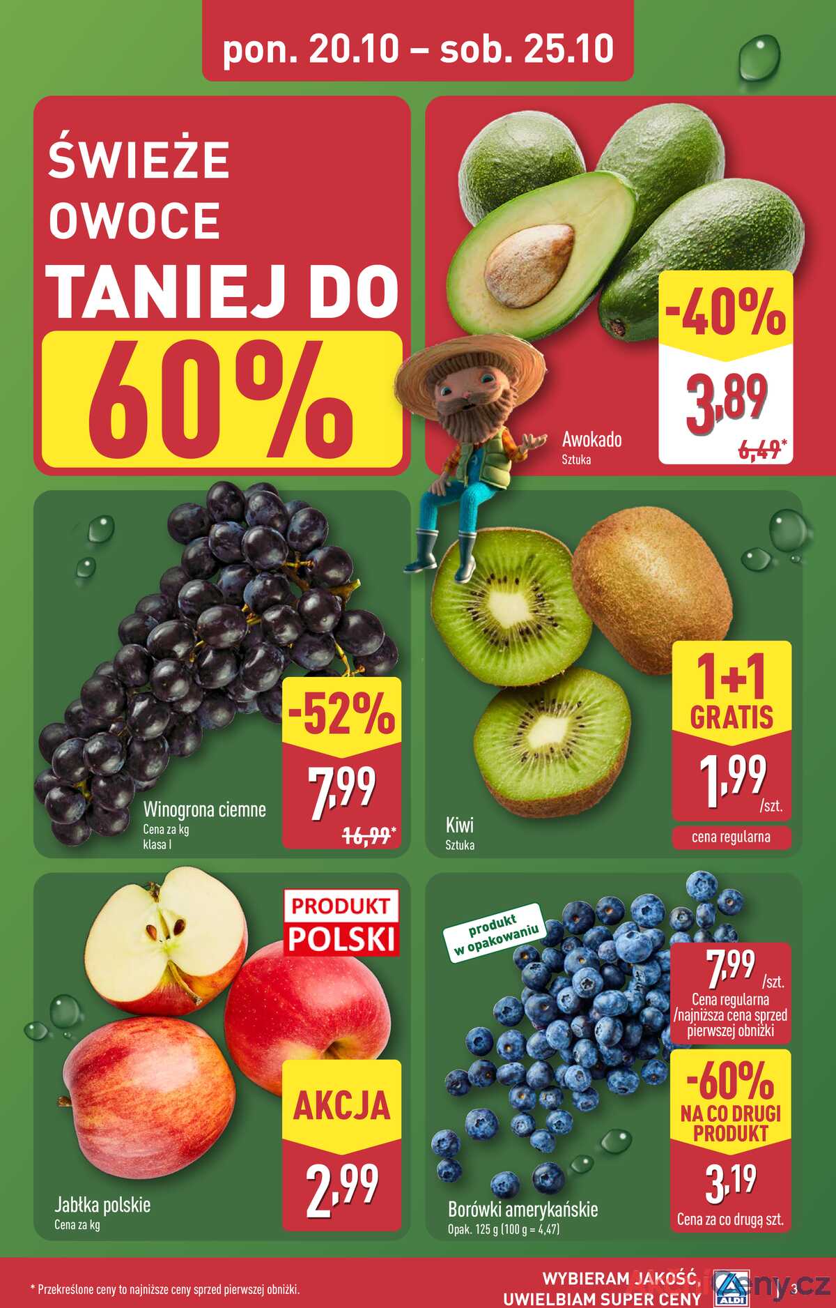 Leták Aldi Polsko 20.10.-25.10.2025 - Úplná nabídka strana 3