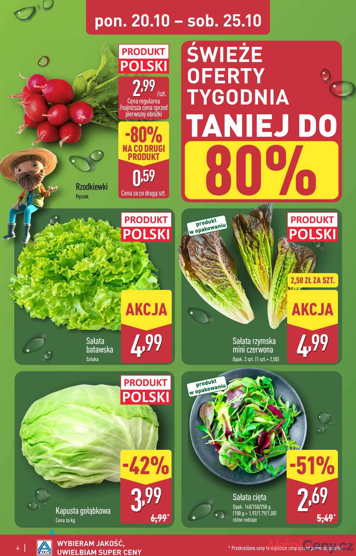 Leták Aldi Polsko 20.10.-25.10.2025 - Úplná nabídka strana 4