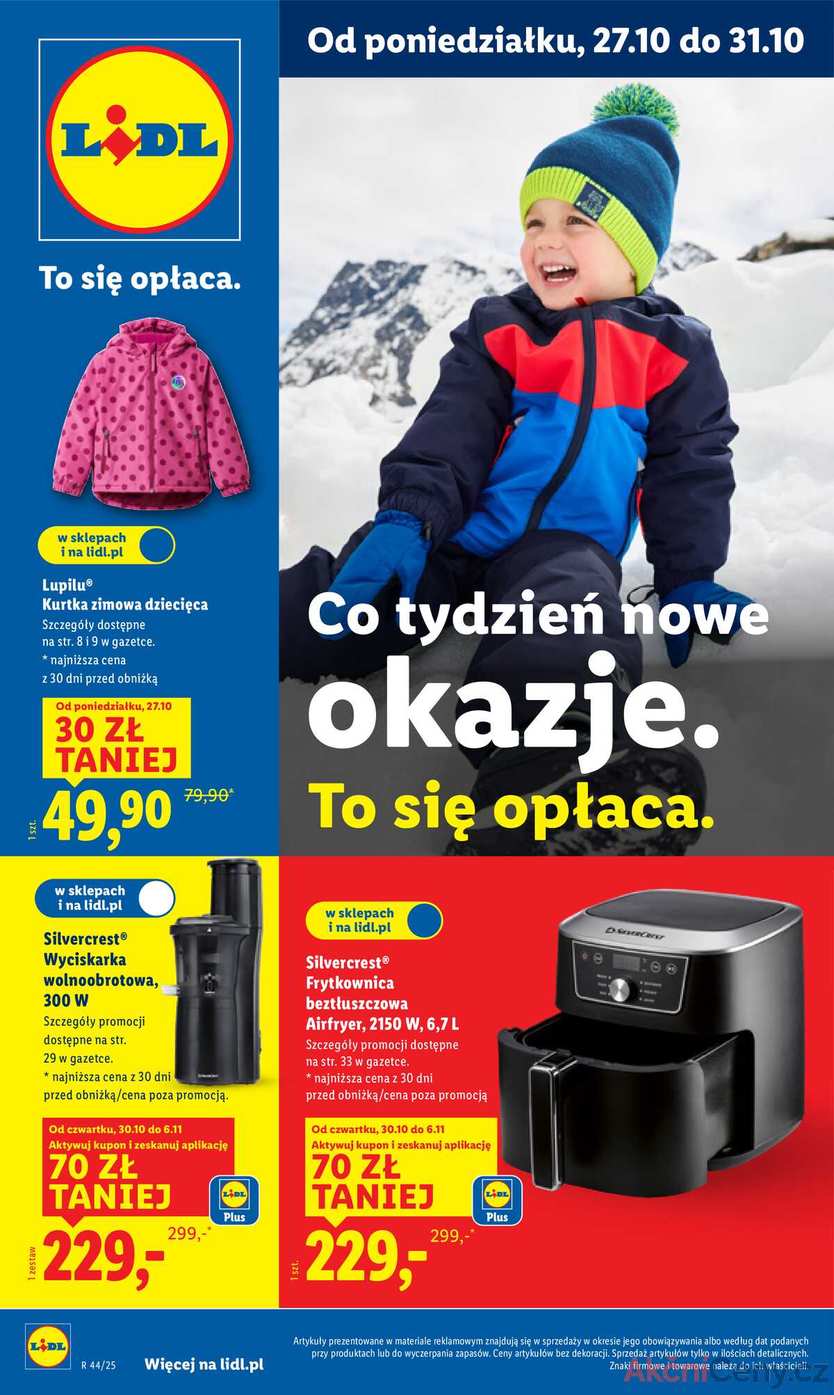Katalog Lidl Polsko 27.10.-31.10.2025 strana 1