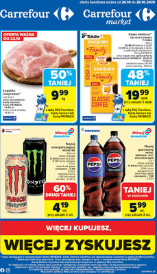 Leták Carrefour Polsko 20.10.-25.10.2025 - Trh od pondělí!