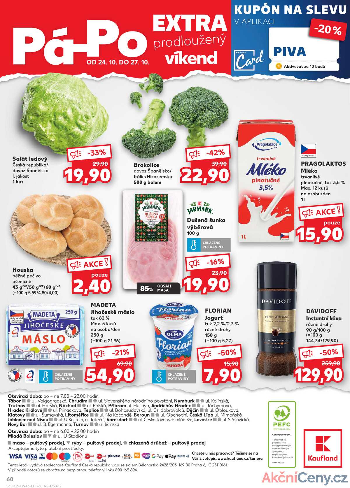 Kaufland 22.10. - 27.10. - Kaufland Turnov Sobotecká strana 60