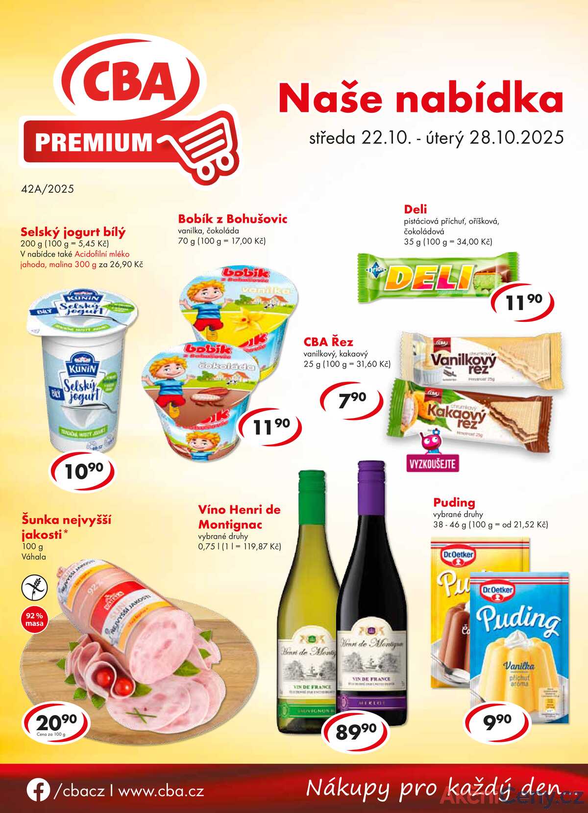 CBA Premium od 22.10. do 28.10.2025 strana 1
