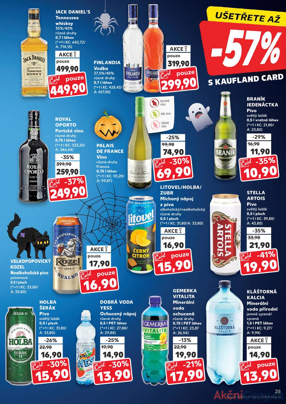 Leták Kaufland - Kaufland 22.10. - 27.10. - Kaufland - Prostějov (Okružní ulice) - strana 25
