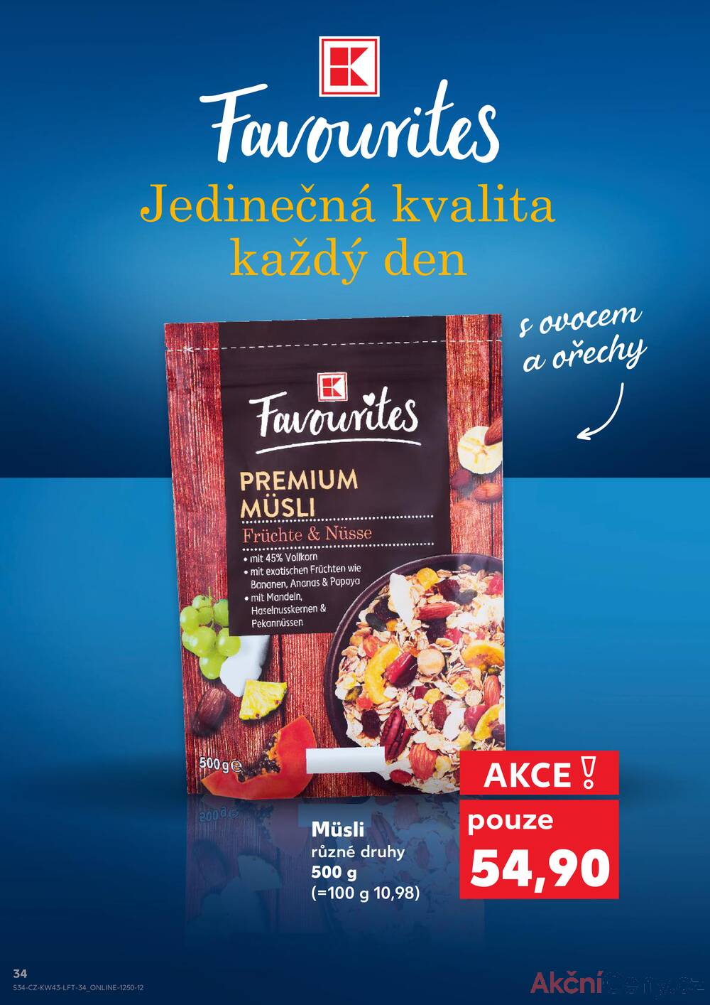 Leták Kaufland - Kaufland 22.10. - 27.10. - Kaufland - Prostějov (Okružní ulice) - strana 34