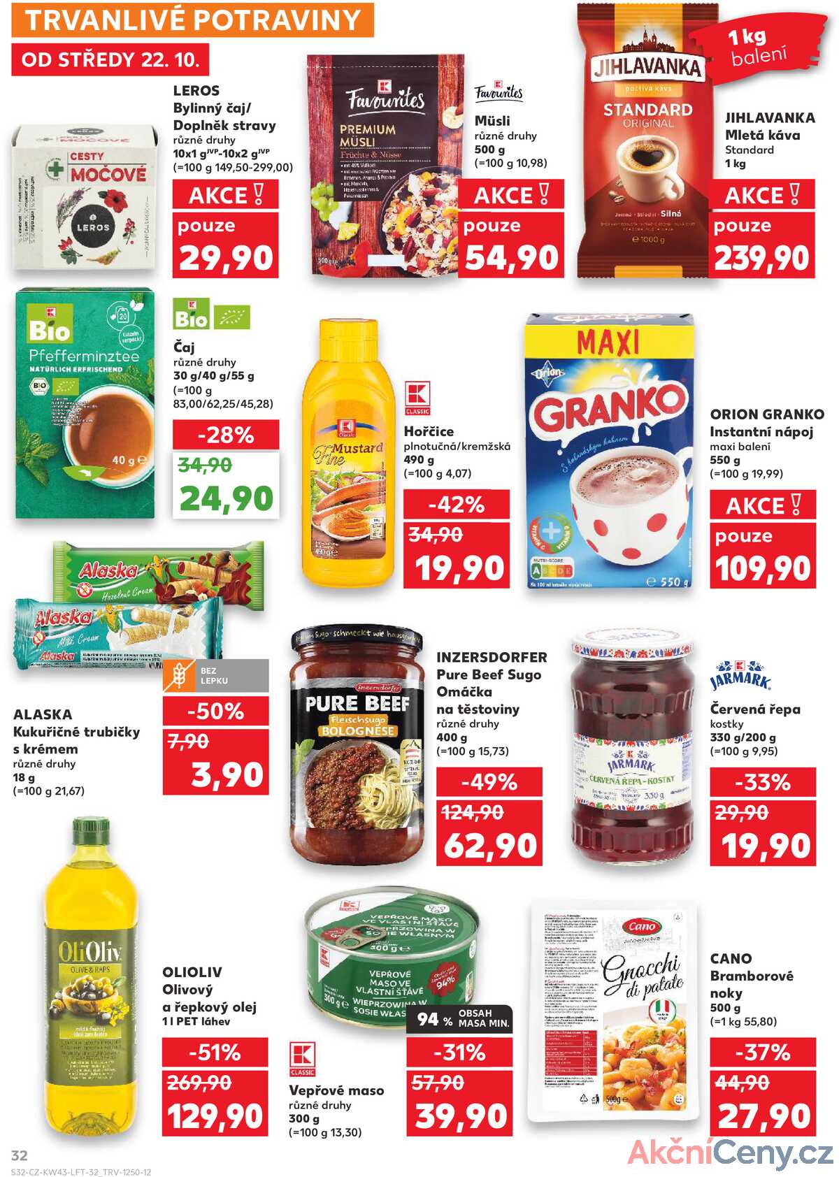Kaufland 22.10. - 27.10. - Kaufland - Marianské Lázně strana 32