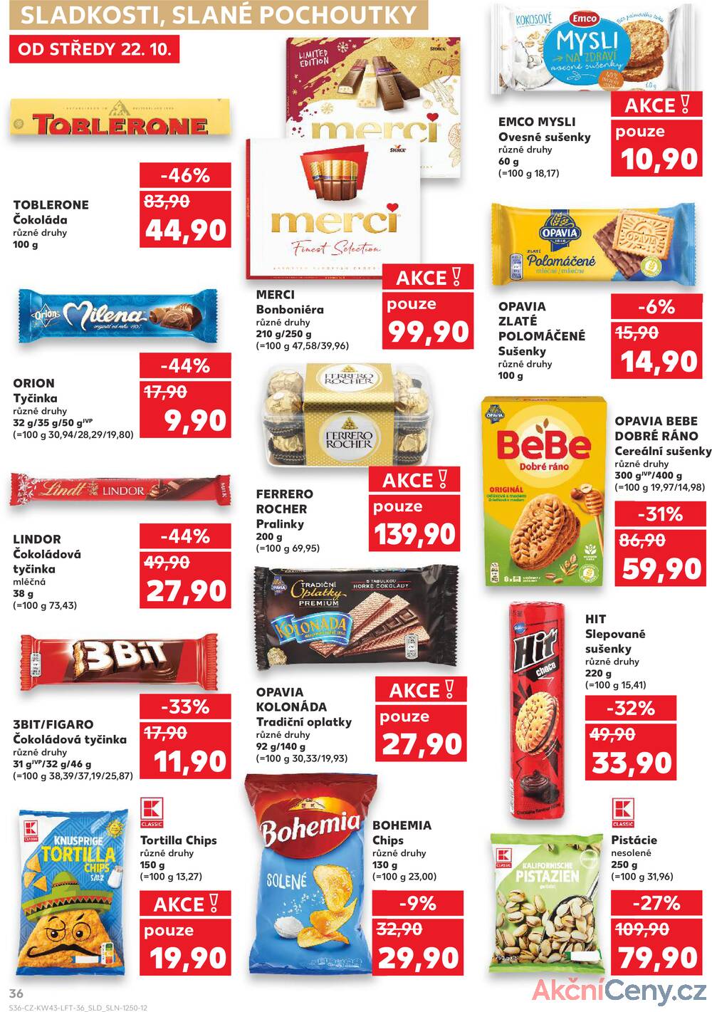 Leták Kaufland - Kaufland 22.10. - 27.10. - Kaufland Poděbrady - U Garáží - strana 36