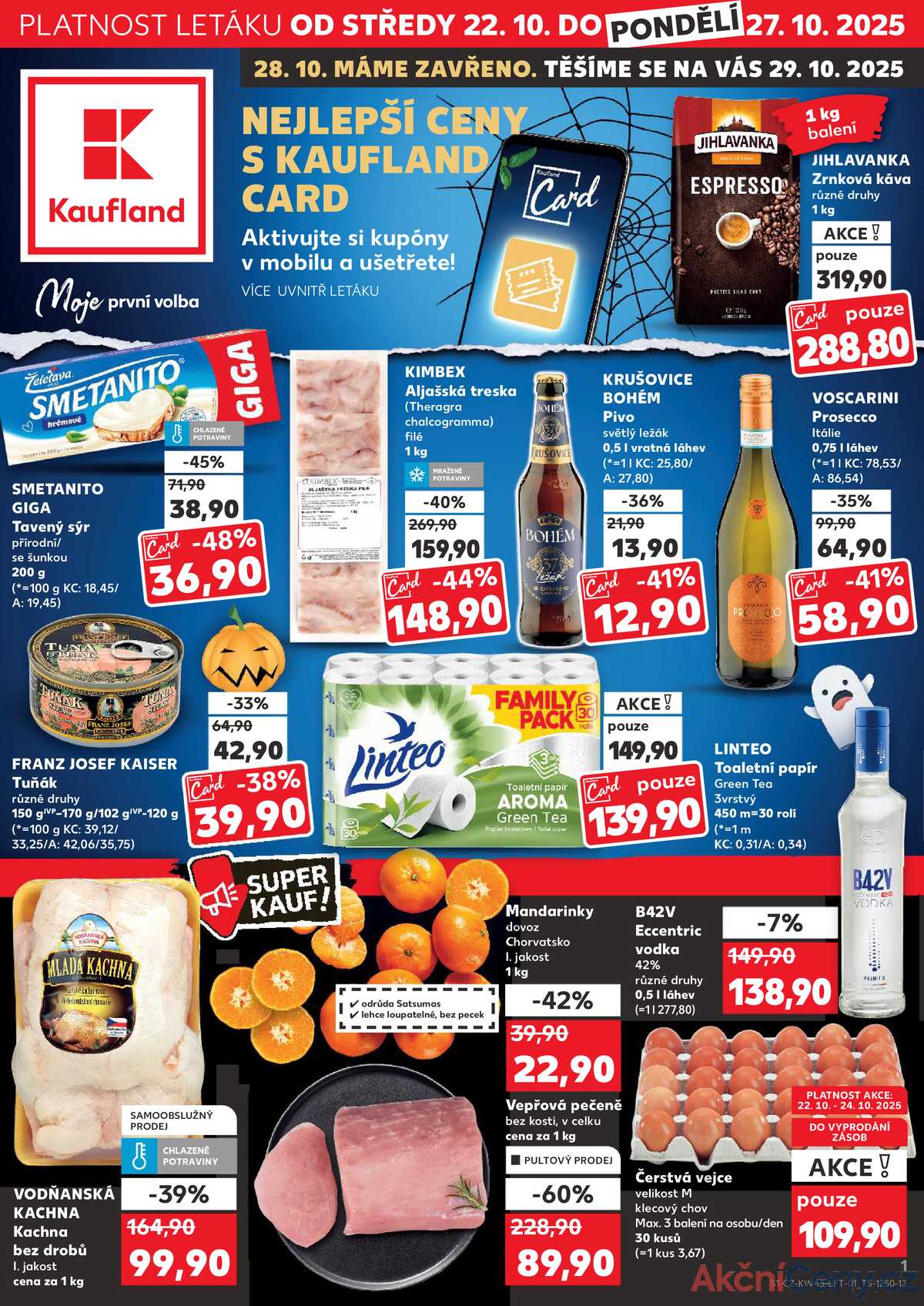 Kaufland 22.10. - 27.10. - Kaufland - Kolín strana 1