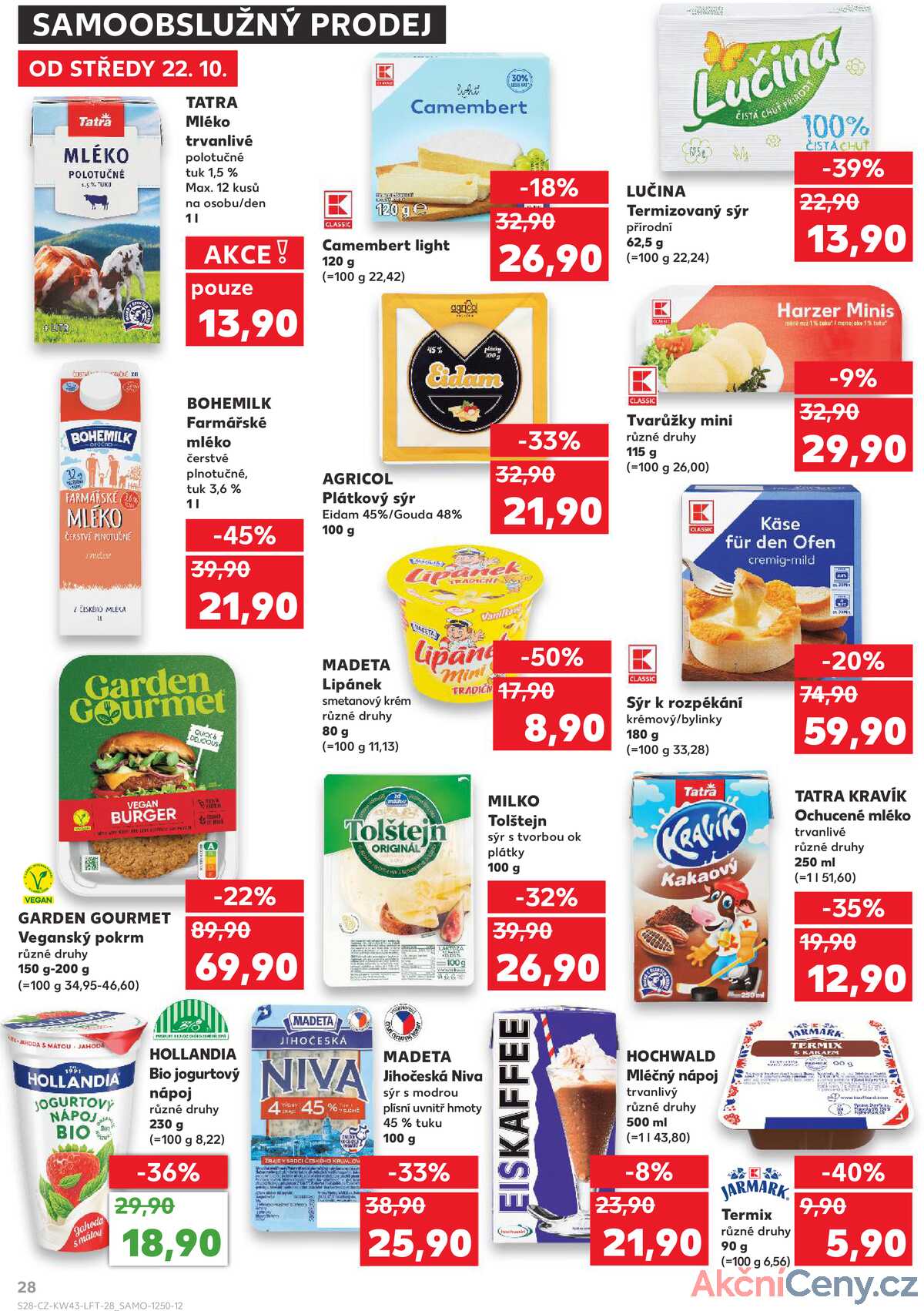 Kaufland 22.10. - 27.10. - Kaufland - Jičín strana 28